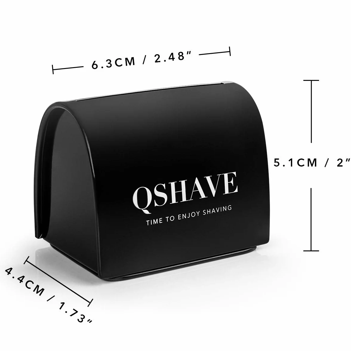QSHAVE Pojemnik na golarkę Bezpieczny bank do przechowywania używanej golarki bezpieczeństwa