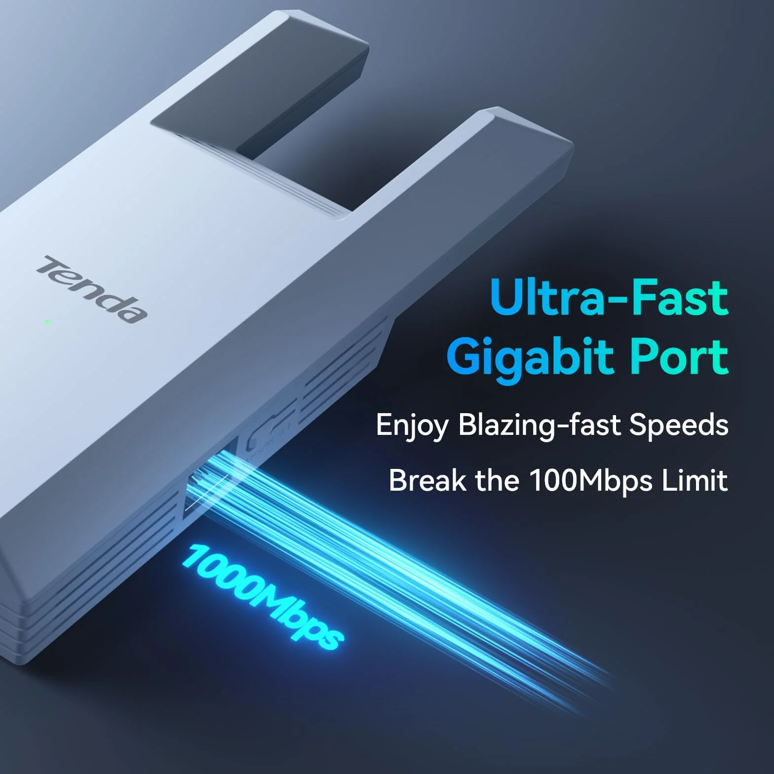 Tenda A18 Pro AC1200 Mb/s dwuzakresowy wzmacniacz Wi-Fi, funkcja wzmacniacza i punkt dostępowy 5 GHz/2,4 GHz z portem Gigabit LAN, inteligentny sygnał LED, przycisk WPS, bezpieczeństwo WPA2