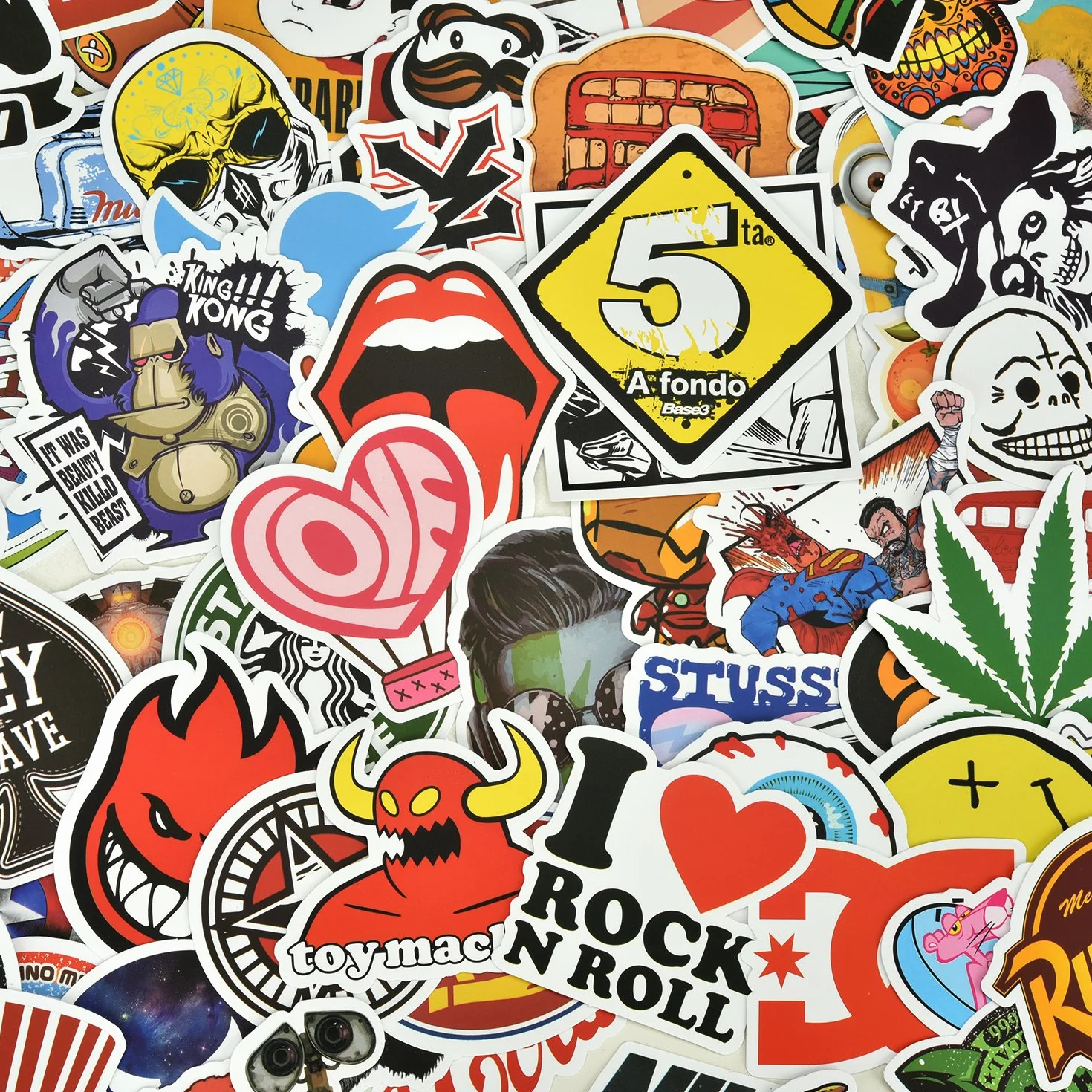 Willingood wodoodporne naklejki winylowe graffiti 100 sztuk na samochód rower motocykl