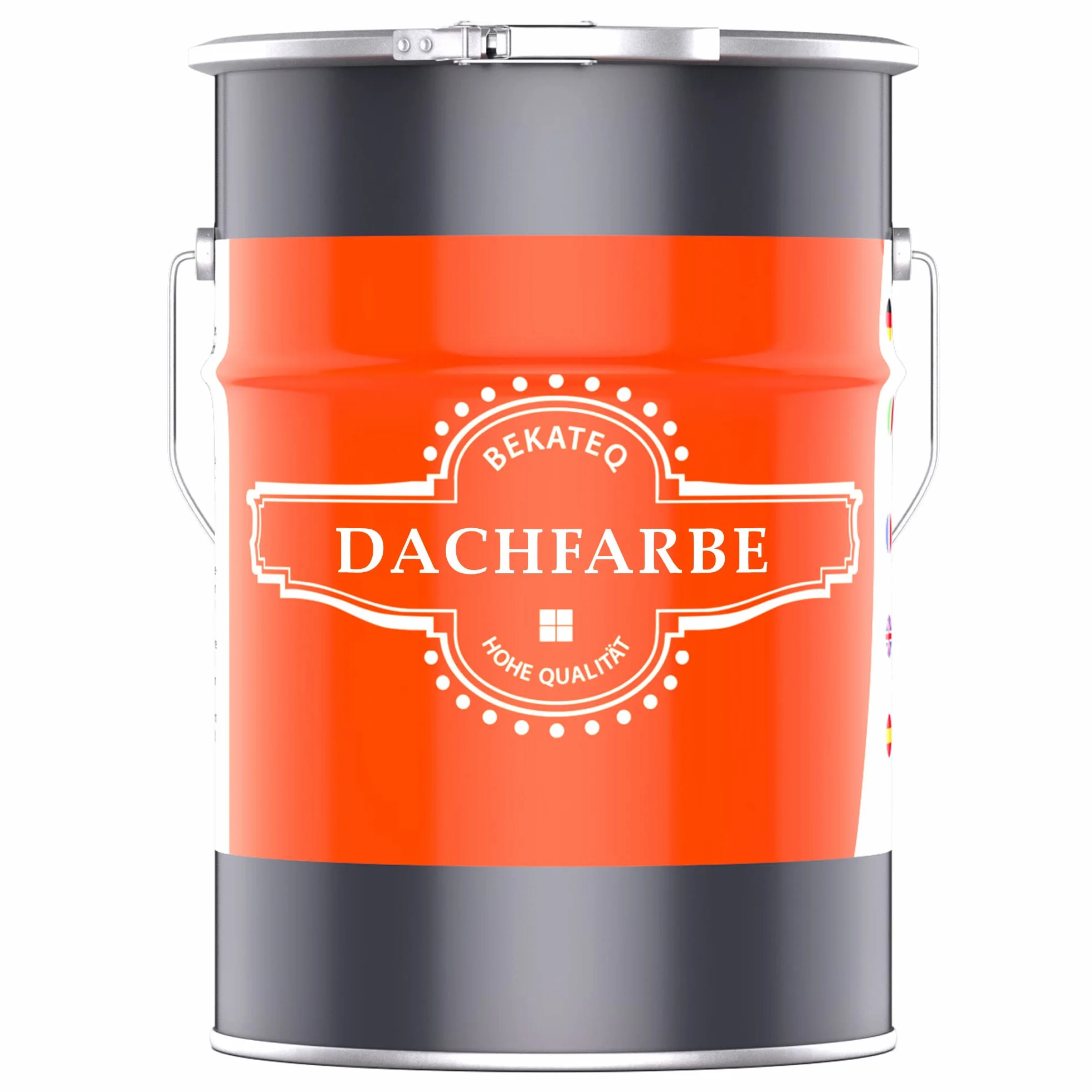 BEKATEQ Farba dachowa czarna 5 l BE-510 odporna na UV warunki atmosferyczne
