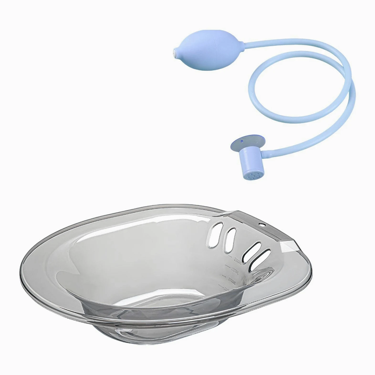 Składana wanna toaletowa 2000 ml, bidet z spłukiwaczem, umywalka biodrowa dla dorosłych, siedzisko parowe, konstrukcja bez przysiadów do większości toalet, niezbędne rozwiązanie higieniczne