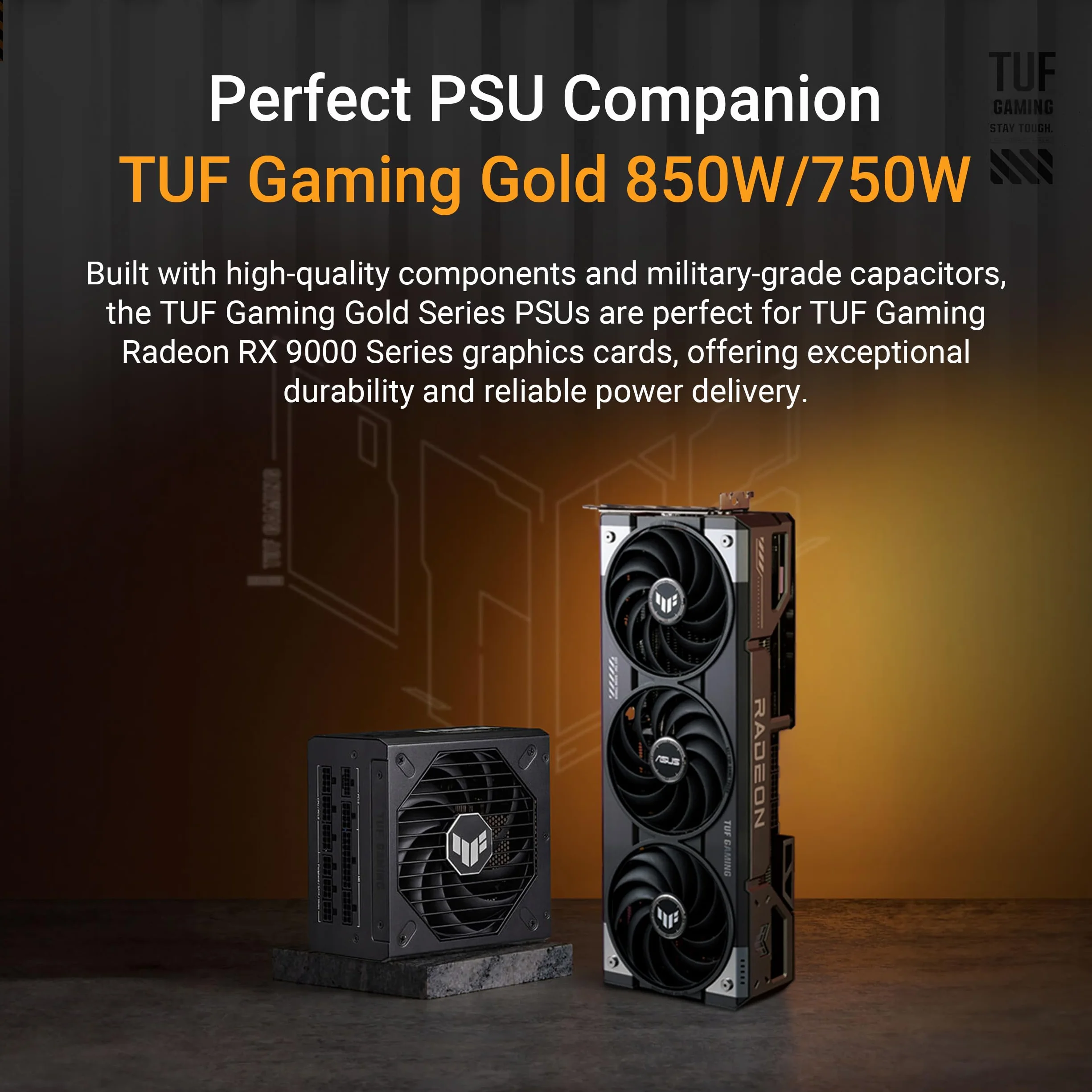 ASUS Radeon RX 9070 XT TUF Gaming OC 16 GB GDDR6 PCI Express 5.0 20000 MHz