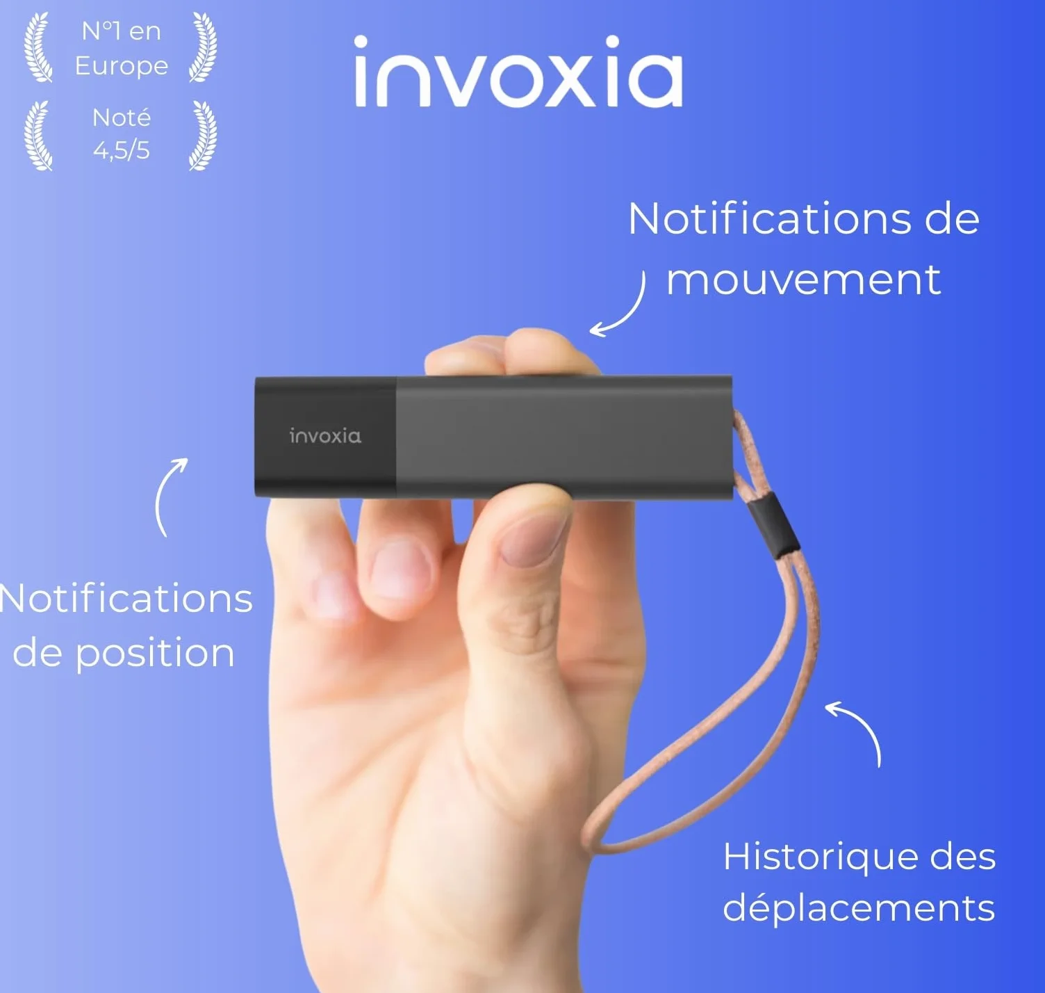 Lokalizator GPS Invoxia bez karty SIM, alert antykradzieżowy w czasie rzeczywistym i długa autonomia - w zestawie subskrypcja - śledzenie samochodów, motocykli, skuterów, toreb, dzieci, seniorów, wartościowe przedmioty