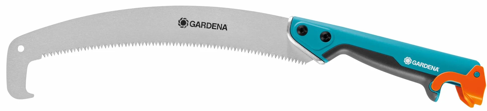 Gardena combisystem piła ogrodowa 300 PP profilowana: piła do gałęzi, dł. brzeszczotu 315 mm, hak do odciętych gałęzi, chromowana na twardo, precyzyjne uzębienie z podwójnym szlifem (8738-20)