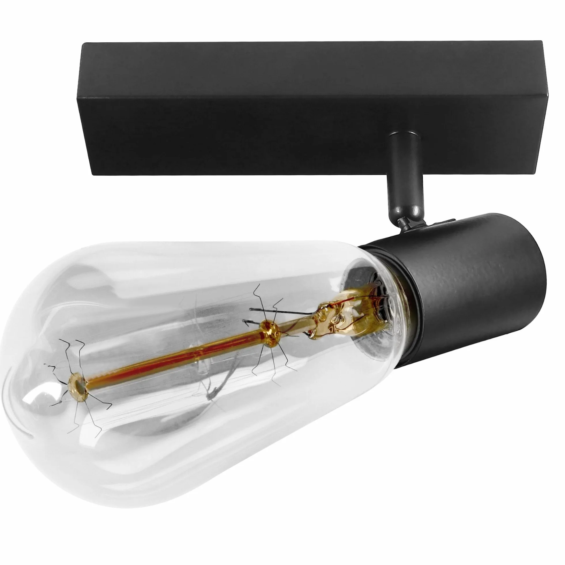 Oprawa ścienno sufitowa Spot Listwa Nowoczesne Spoty na Listwie do Oświetlenia Wnętrz w Salonie, Kuchni i Sypialni (1x60W)(Brak żarówki w zestawie)