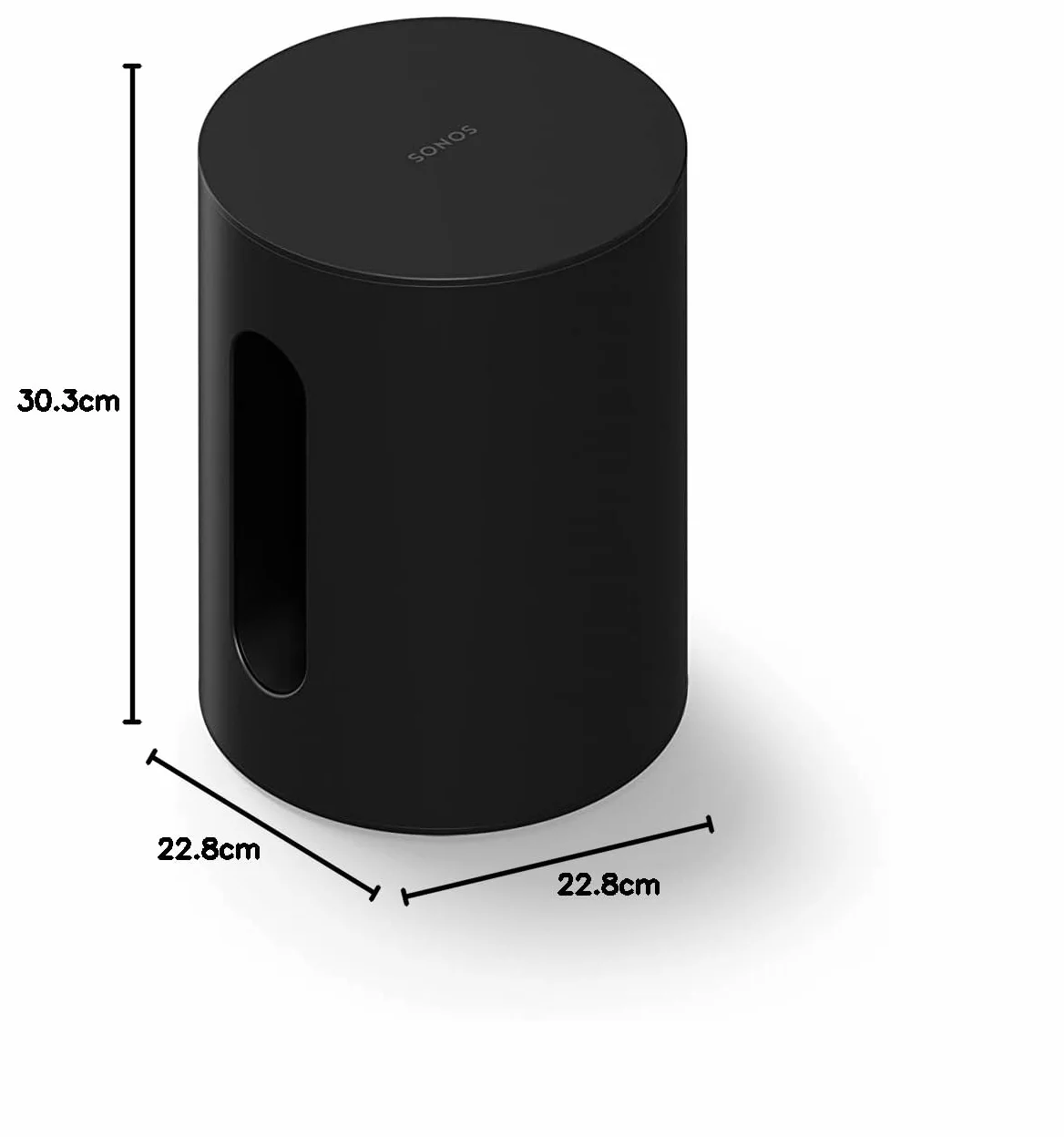 Sonos Sub Mini Bezprzewodowy Subwoofer Czarny