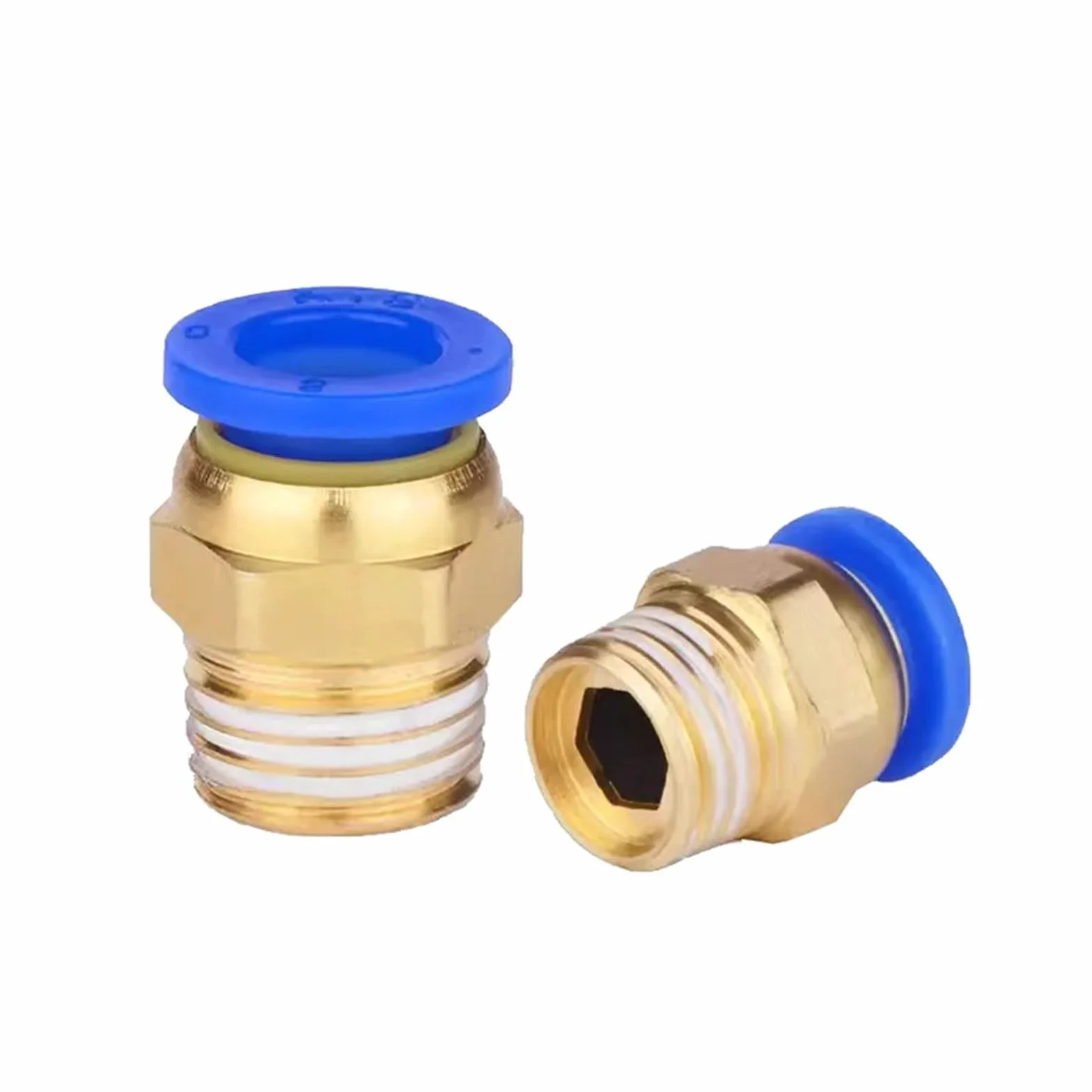 Adaptery do przyłączy rurowych 5-częściowy szybkozłącze 4mm 6mm 8mm 10mm X M5 M6 M8 M10 M12 M14 M16 M20 Gwint męski prosty szybkozłącze pneumatyczne One Touch Air(8mm-M20x1.5 5PCS)