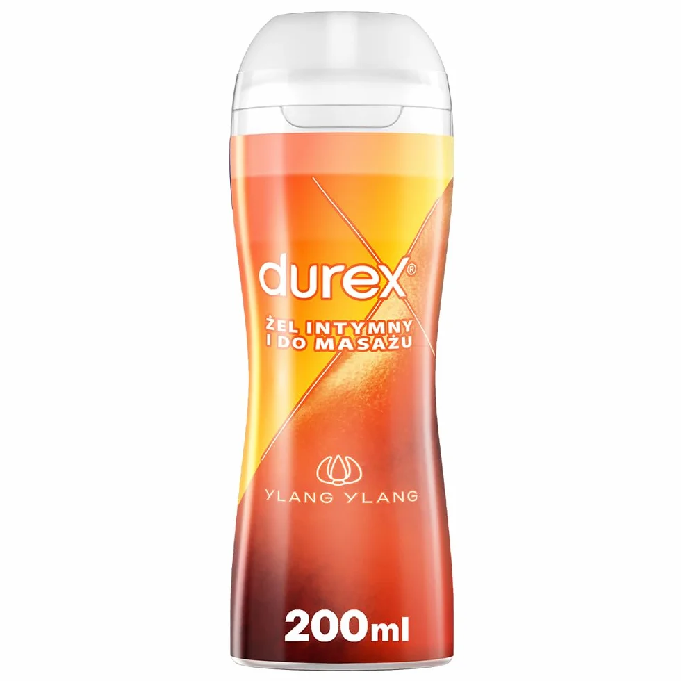 Durex 2w1 Ylang Ylang Żel intymny i do masażu pobudzający zmysły 200 ml