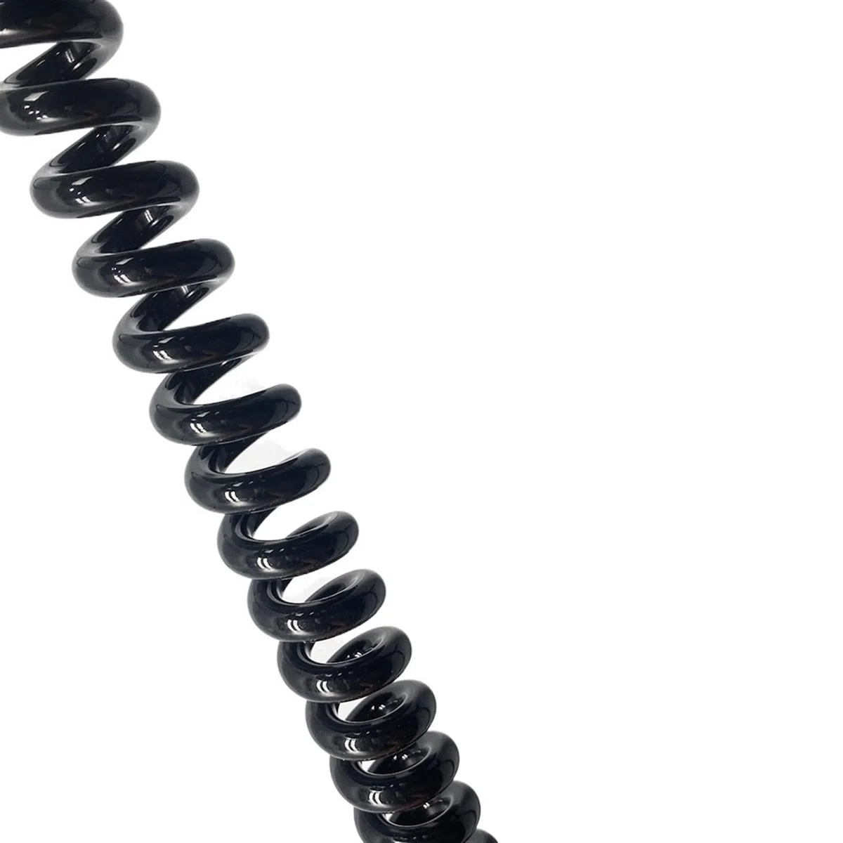 Zwinięty przewód spiralny, 2 żyły Teleskopowy Przewód Teleskopowy 1,5 mm Kwadratowy Rozciągliwy 1-12 metrów Czarny Kabel Spiralny Przedłużenie Sprężyny Czystej Miedzi (Rozciągliwy 12 metrów)