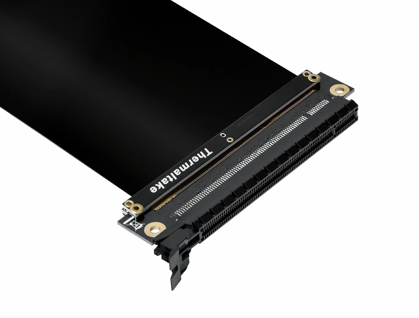 Thermaltake PCI-E 3.0 Gaming PC Modding X16 Riser elastyczny kabel ulepszony, 2 lata, osłona ekranująca EMI, czarny 200 mm AC-053-CN1OTN-C1