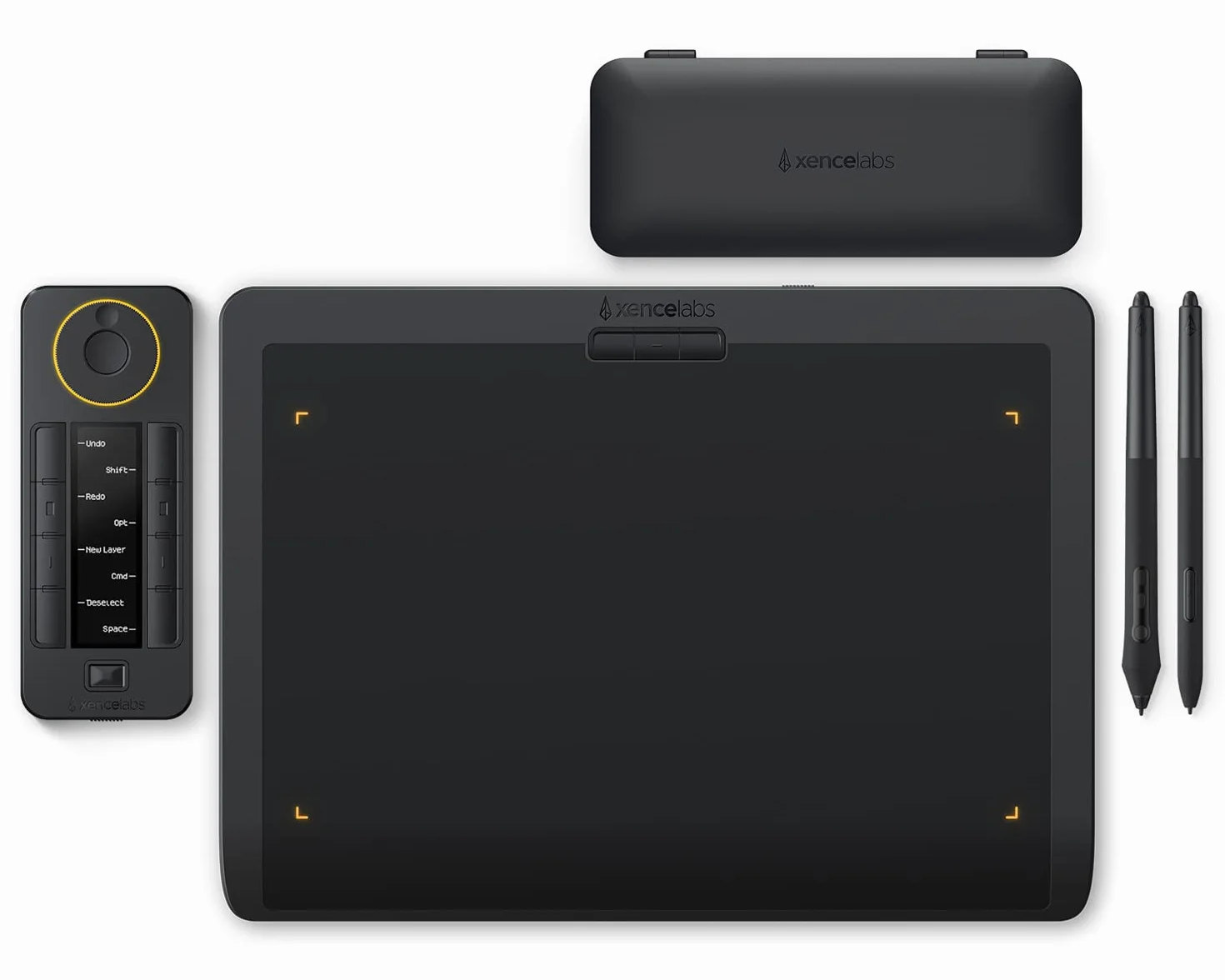 XENCELABS Bezprzewodowy tablet graficzny 12 cali 8192 poziomów nacisku 2 pióra czarny