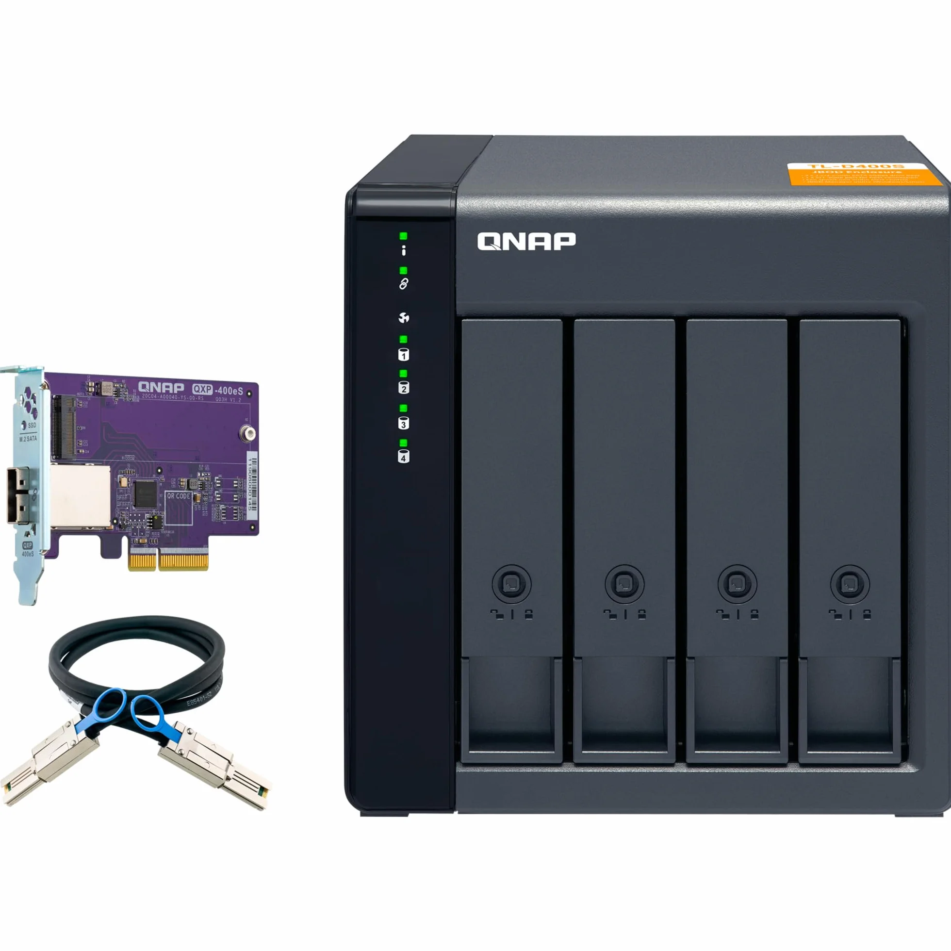 QNAP 4-bay desktop SATA JBOD expansion unit