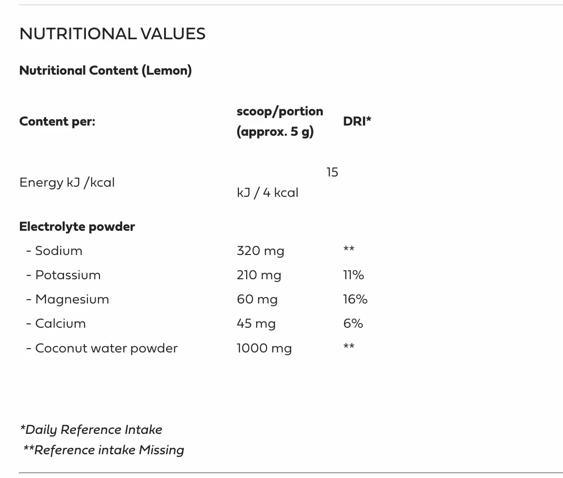 Better You Electrolyte w proszku - Przywraca i utrzymuje równowagę płynów - Sole i minerały dla osób, które intensywnie ćwiczą lub pocą się - Smak cytryny - Zatwierdzone wegańskie - Dodatek wody kokosowej w proszku - 150 g