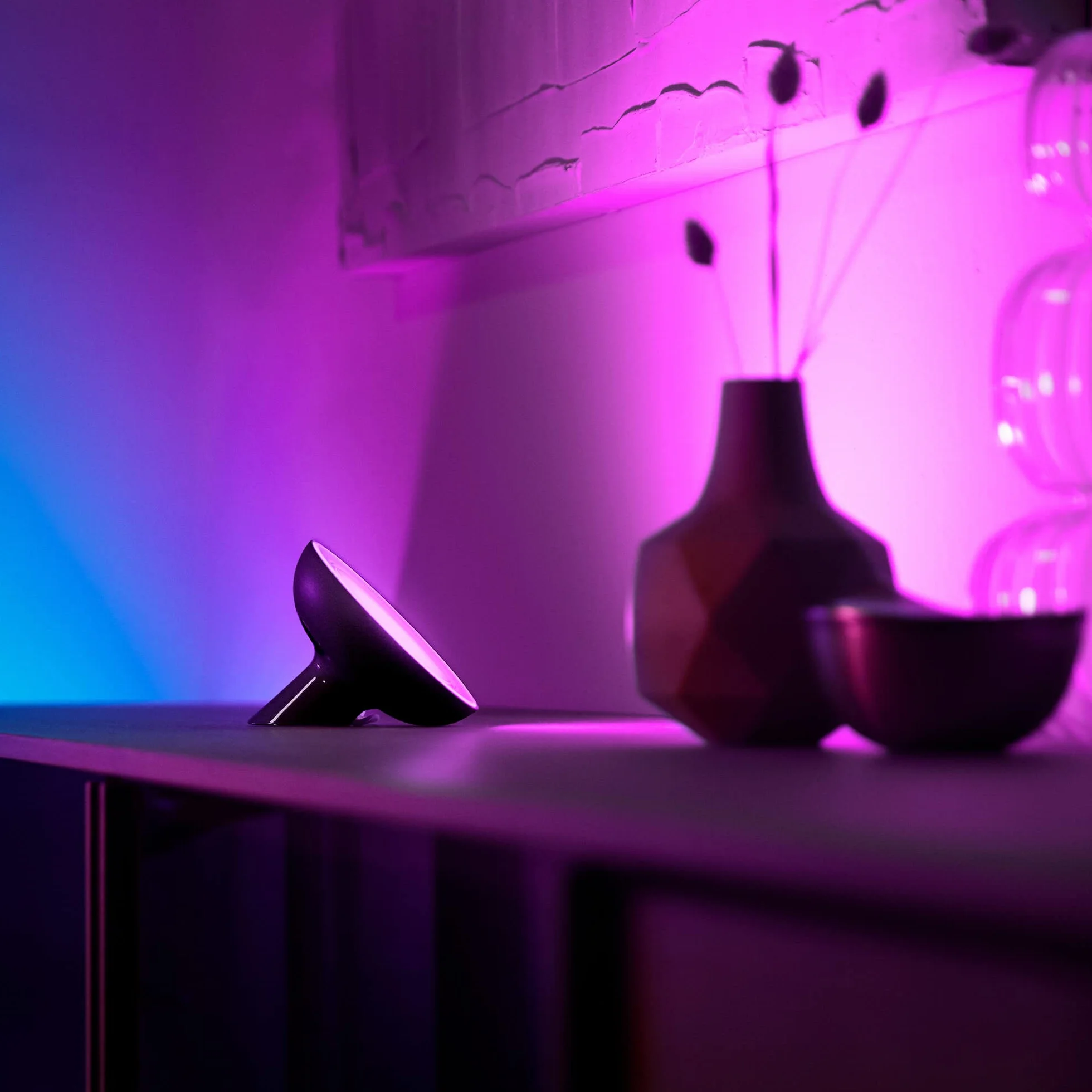 Philips Hue Bloom White and Color Ambiance Lampa Stołowa LED Czarna 16 Mln Kolorów Ściemnialna Sterowanie Aplikacją