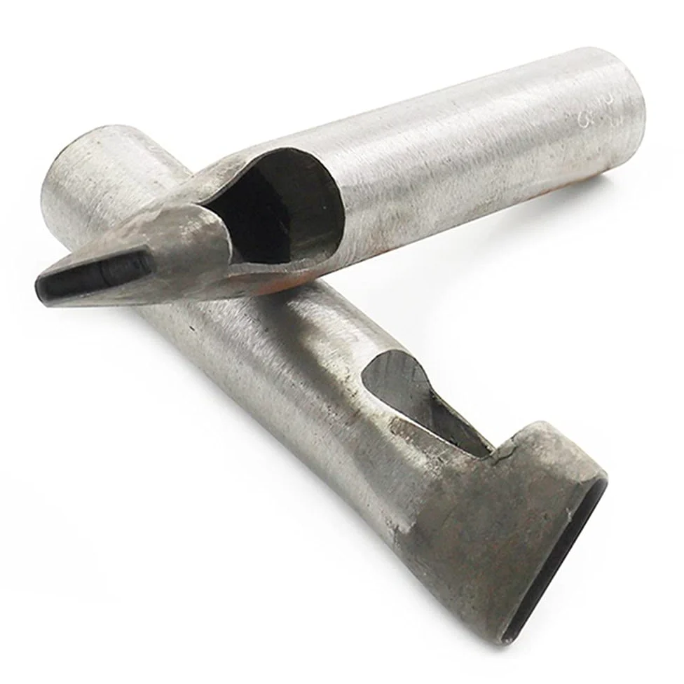 1 szt.Szerokość 3mm skórzany owalny kształt dziurkacz owalny kąt rozstawienie paska narzędzia do dziurkowania DIY Craft skórzany dziurkacz narzędzie do wiercenia otworów, 13mm X 3mm