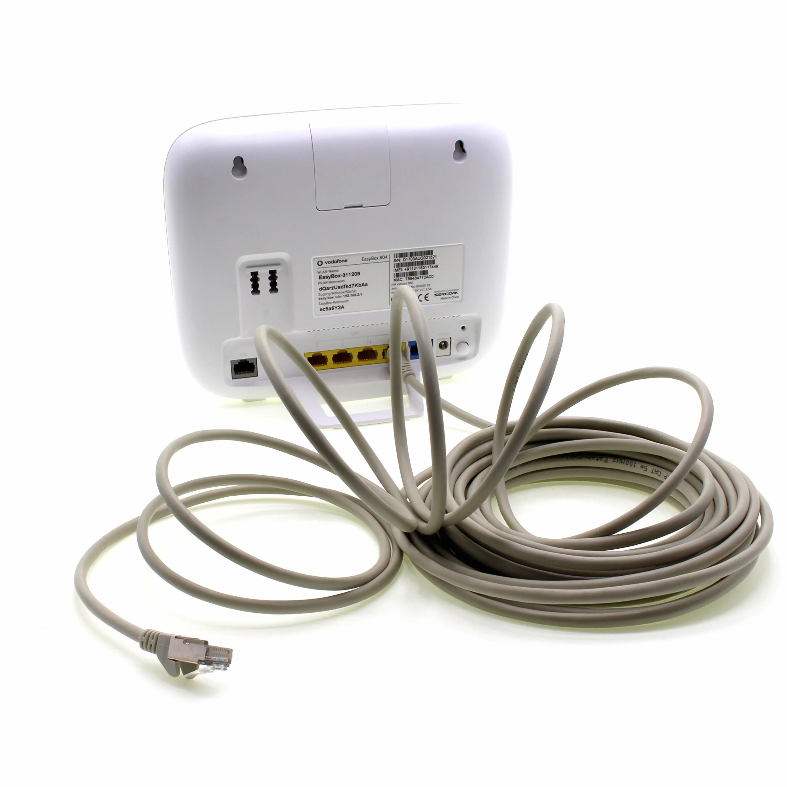 1aTTack CAT5 SFTP kabel sieciowy Ethernet LAN 2 x RJ45 7,5 m - szary