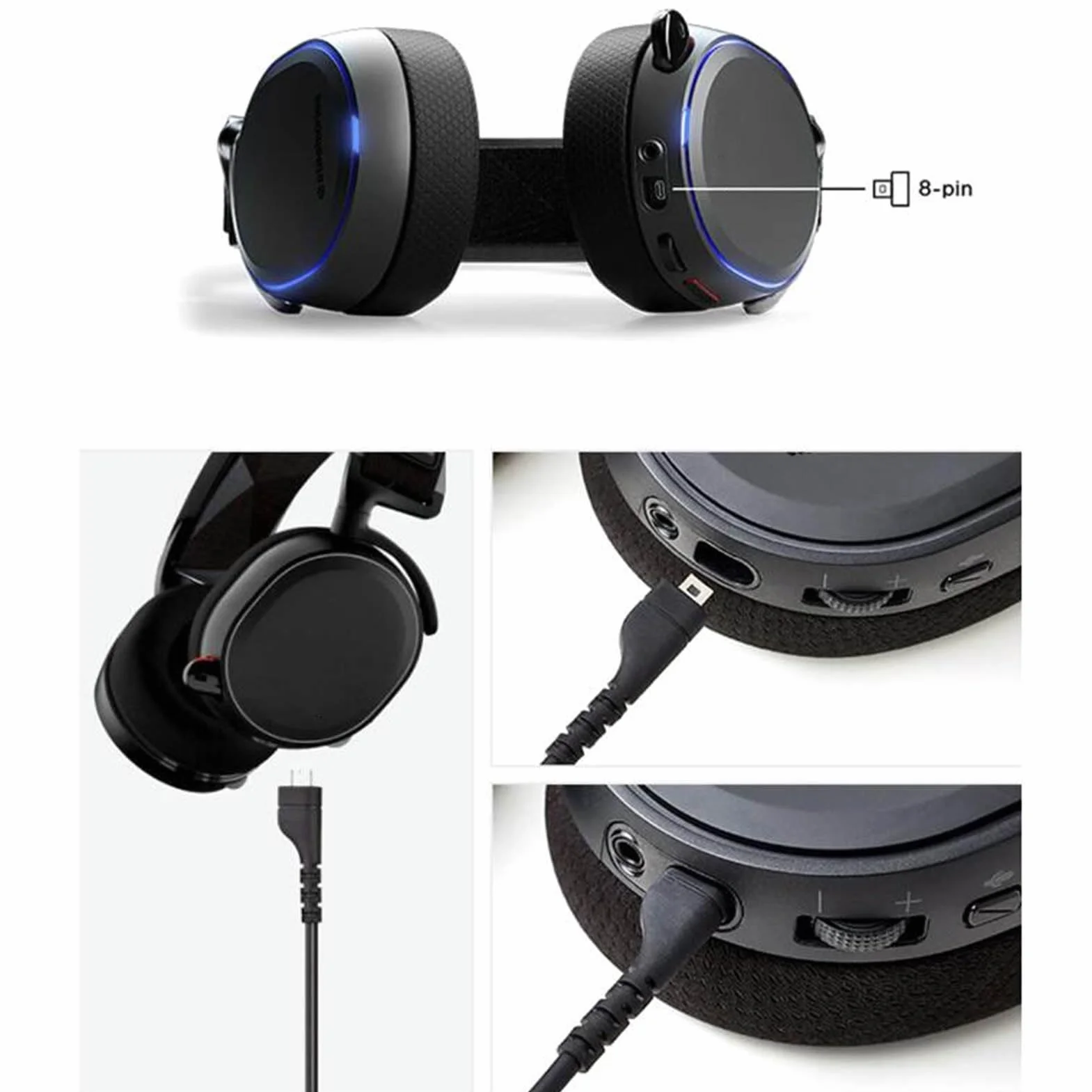 Bezprzewodowe Słuchawki do Gier Wymiana Kabla Audio 3,5,7,Pro,Prime,4,9 Stopy
