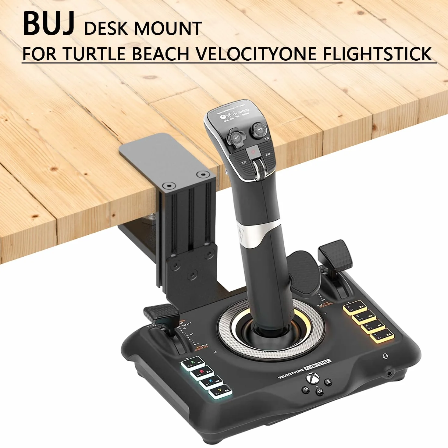 Uchwyt stołu na muchę pasuje do Logitech G Extreme 3D Pro Joystick, Turtle Beach VelocityOne Flightstick, Thrustmaster T.Flight HOTAS
