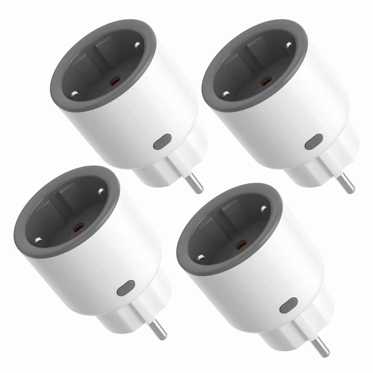 SONOFF S60TPF Inteligentne gniazdko WiFi 16A 4PACK (typ F/E), gniazdka prądowe, zdalne sterowanie i program czasowy za pośrednictwem aplikacji eWeLink, kompatybilne z Alexa/Google Home, 16A/4000W