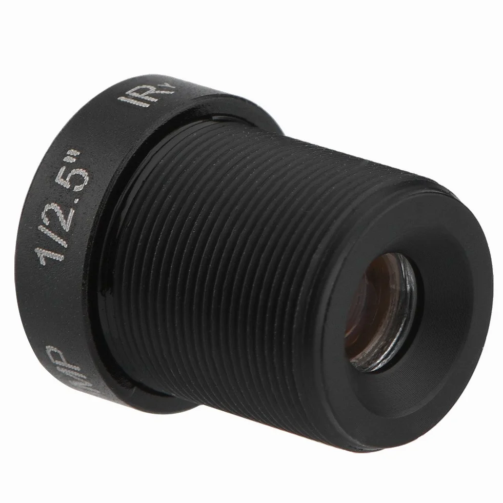 Richer-R Obiektyw CCTV, mocowanie 1/2,5 cala 8 mm obiektyw CCTV z wysokiej rozdzielczości 5 MP, megapikselowy obiektyw kamery IP na podczerwień do kamery bezpieczeństwa