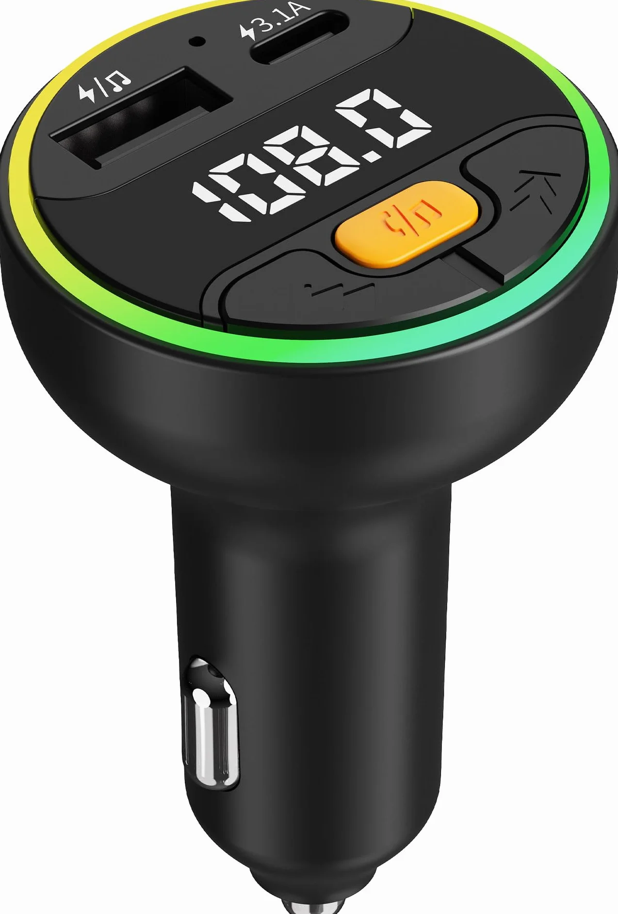 Samochodowy Transmiter FM Bluetooth 5.3 Handsfree Wireless Car Kit USB C