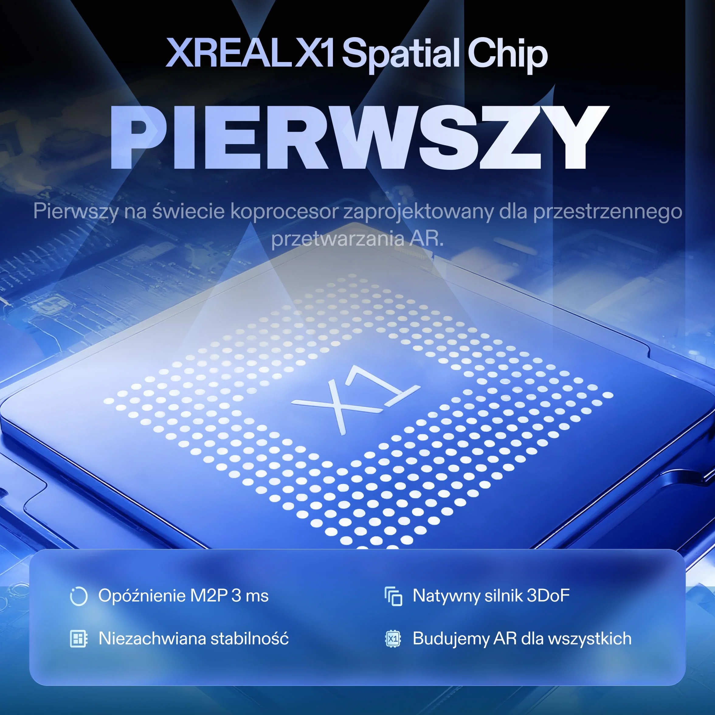 XREAL 1S AR/XR Okulary, 500" Ekran Wirtualny, Pole Widzenia 52°, Natywny 3DoF, REAL 3D AR Okulary z Chipem X1, Obsługują Wszystkie Urządzenia USB-C DP i iPhone 17/16/15, ROG/SteamDeck