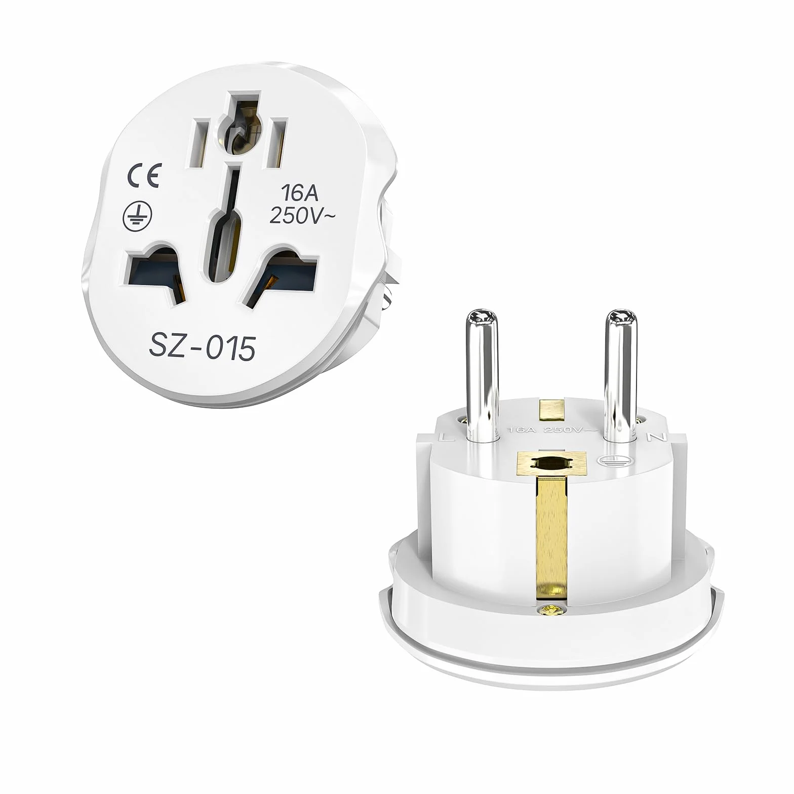 VIEVRE uniwersalny adapter do gniazd, wtyczka chińska na Europę, USA, UK