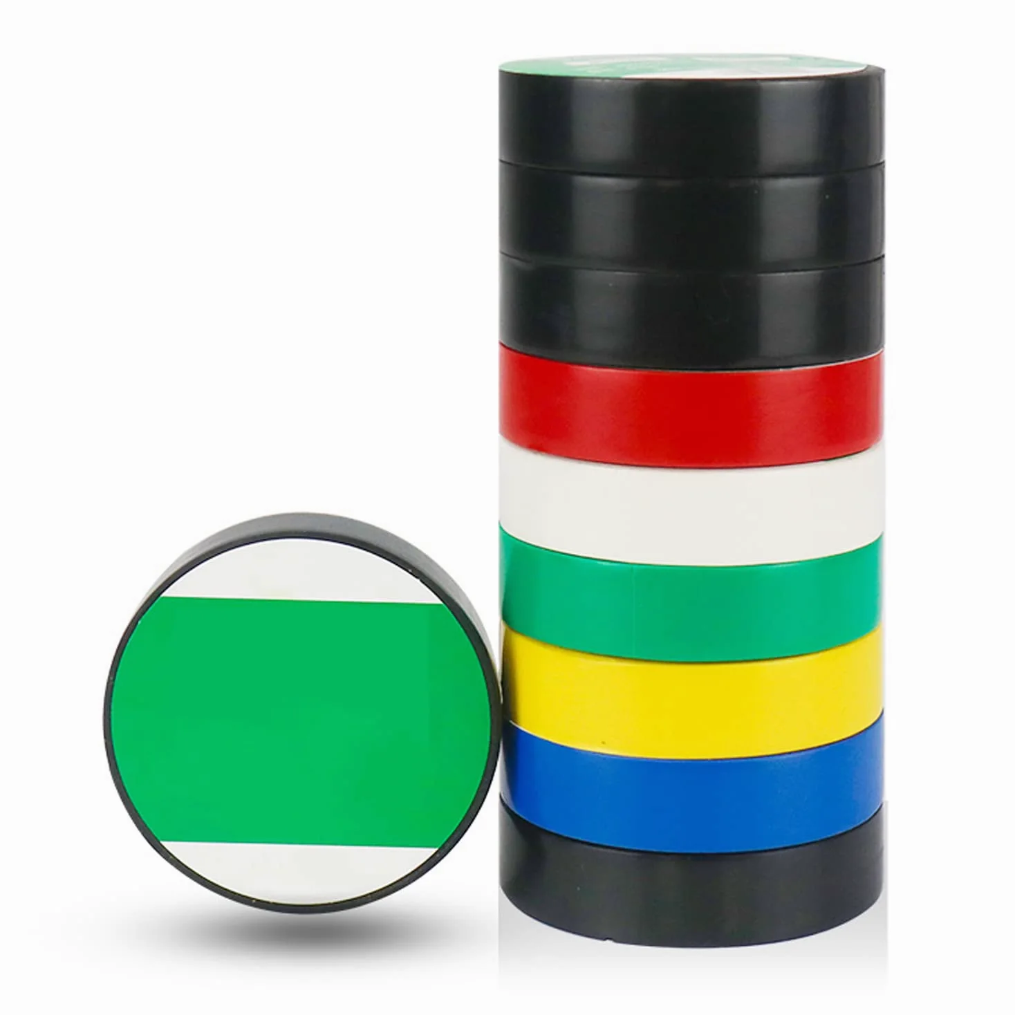 Taśma izolacyjna, 10 szt. Wysokotemperaturowa taśma elektroizolacyjna 20Mx16MM PVC