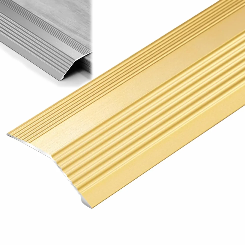 Aluminiowa listwa przejściowa do podłogi, 20 mm, reduktor progów drzwiowych, do laminatu i płytek, łatwa instalacja, idealna do remontu domu