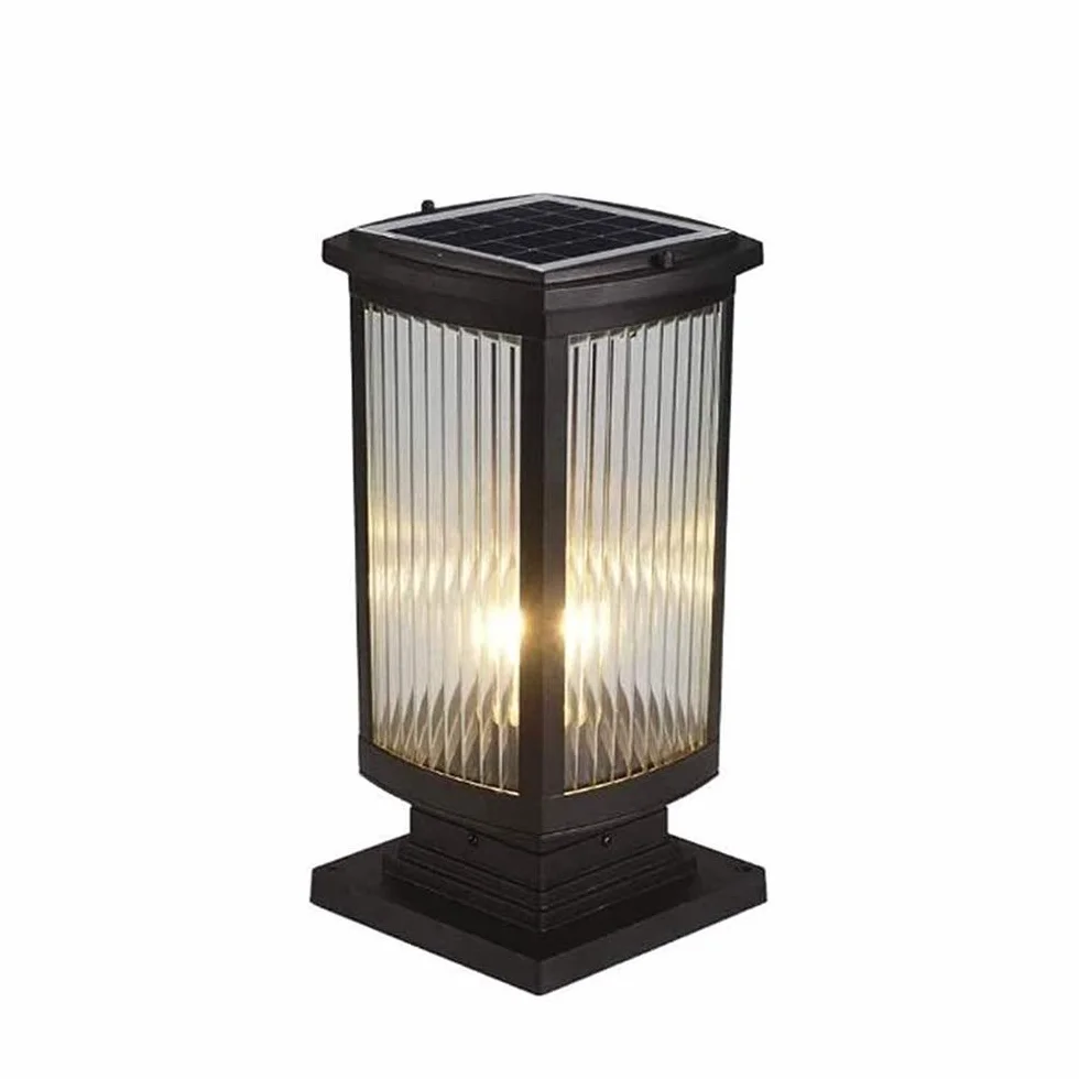 Zewnętrzne Lampy Słupkowe, Lampa Solarna Na Słupku, Lampa Na Zewnątrz Do Ogrodu, Lampa Na Słupku, Lampa Ip54, Zewnętrzna Lampa Solarna Led Na Słupku, Lampa Na Zewnątrz Do(41Cm)