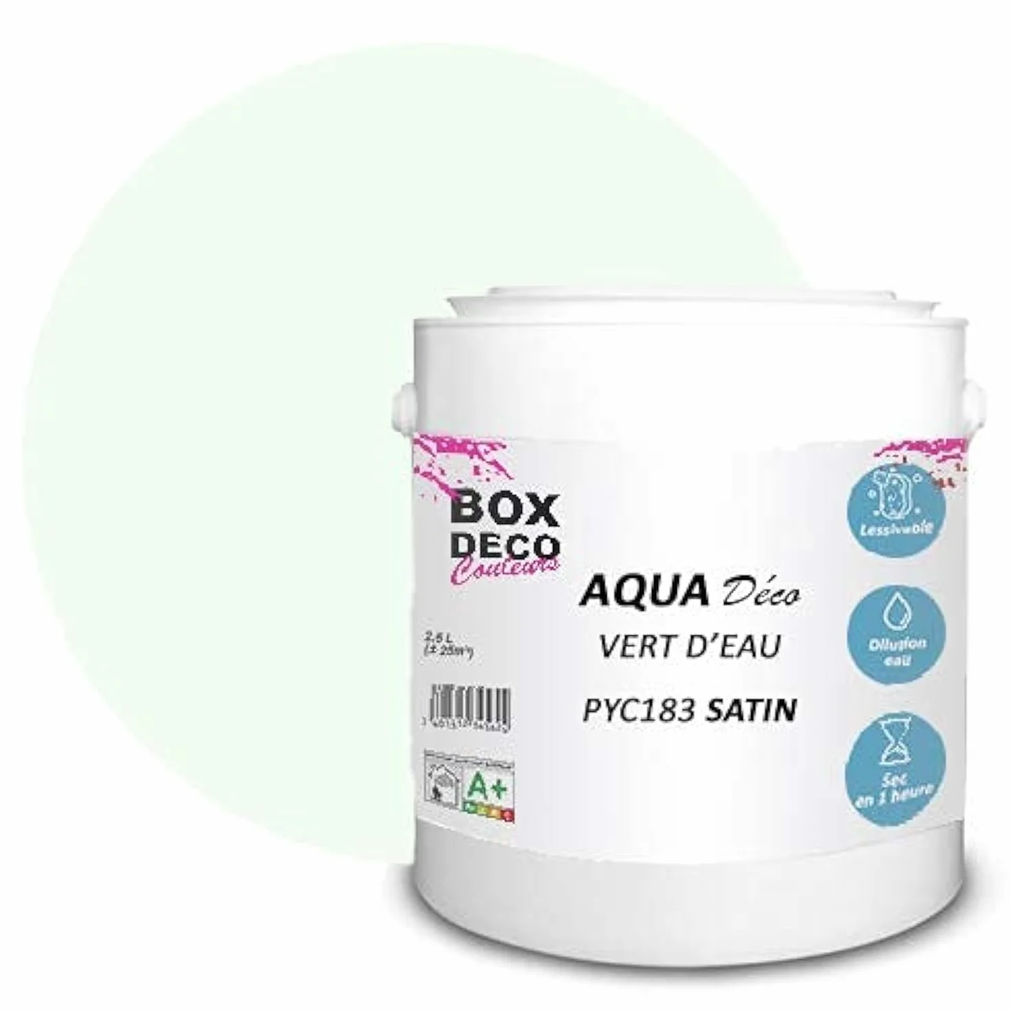 Farba akrylowa satynowa Aqua Deco 2,5 l zieleń wodna