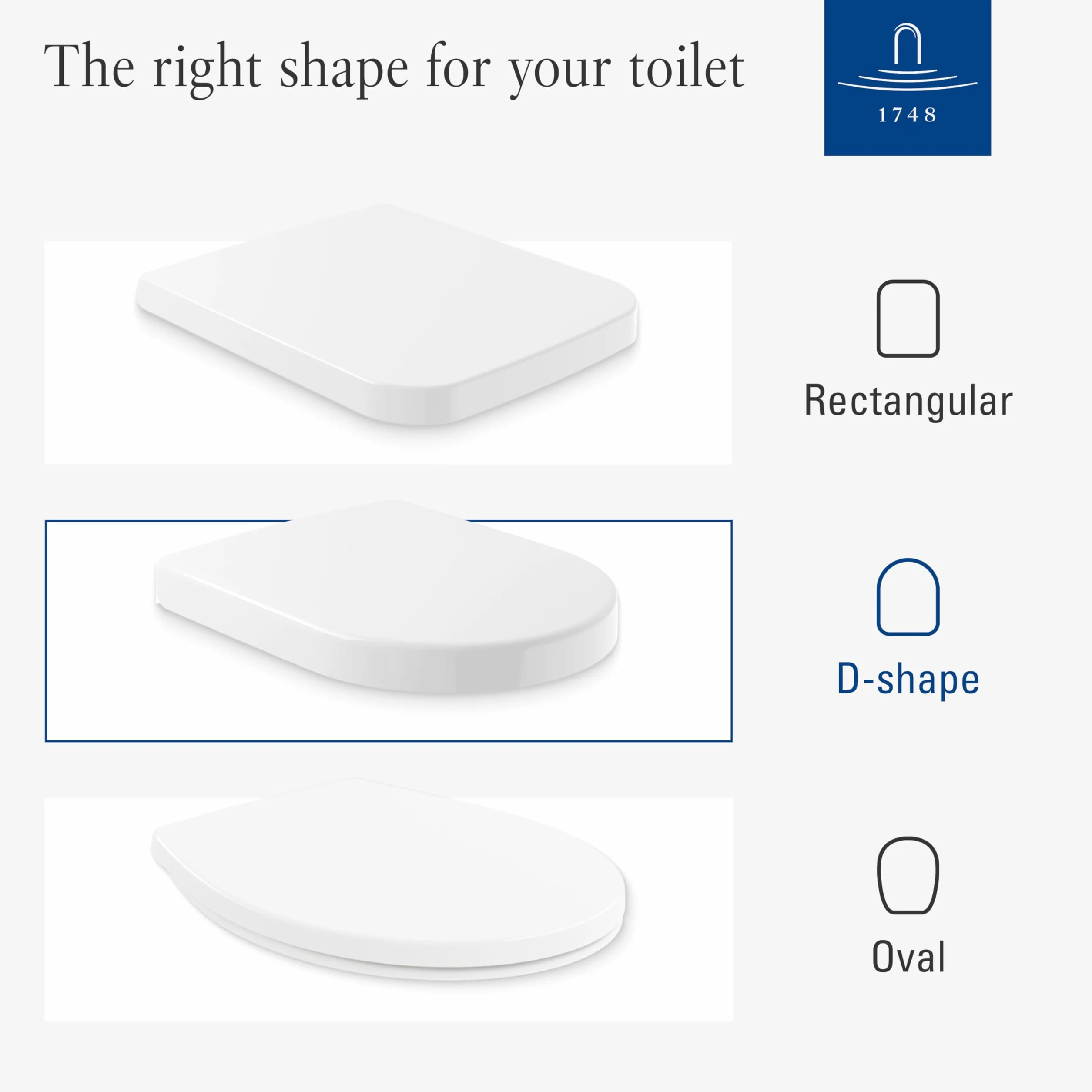 Villeroy & Boch o.Novo – Deska sedesowa z mechanizmem cichego zamykania - Zdejmowana, nietłukąca deska z duroplast - Oryginalna część zamienna - Kształt D - Biały alpejski, błyszczący