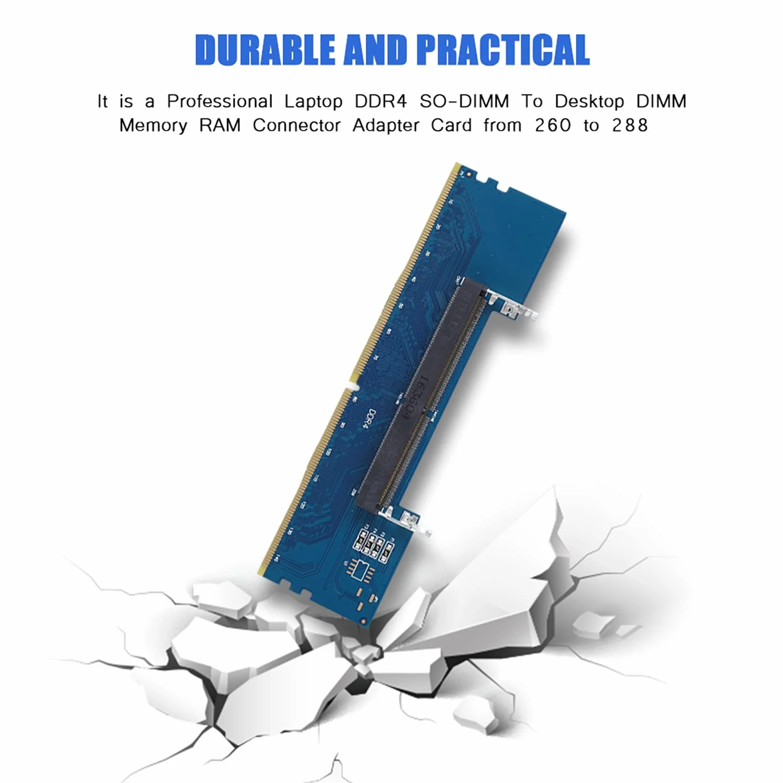 Profesjonalny Laptop DDR4 SODIMM do Komputera Stacjonarnego DIMM Złącze Pamięci RAM Przystosowane do Adaptera Konwertera Kart Pamięci