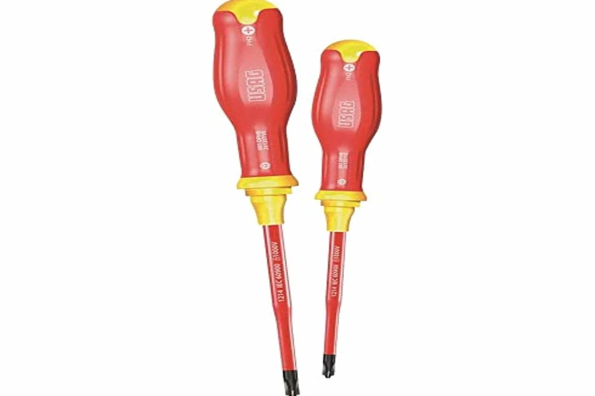 USAG U00910125 Seria Izolowane 1000V Slim z Phillips, Czerwony