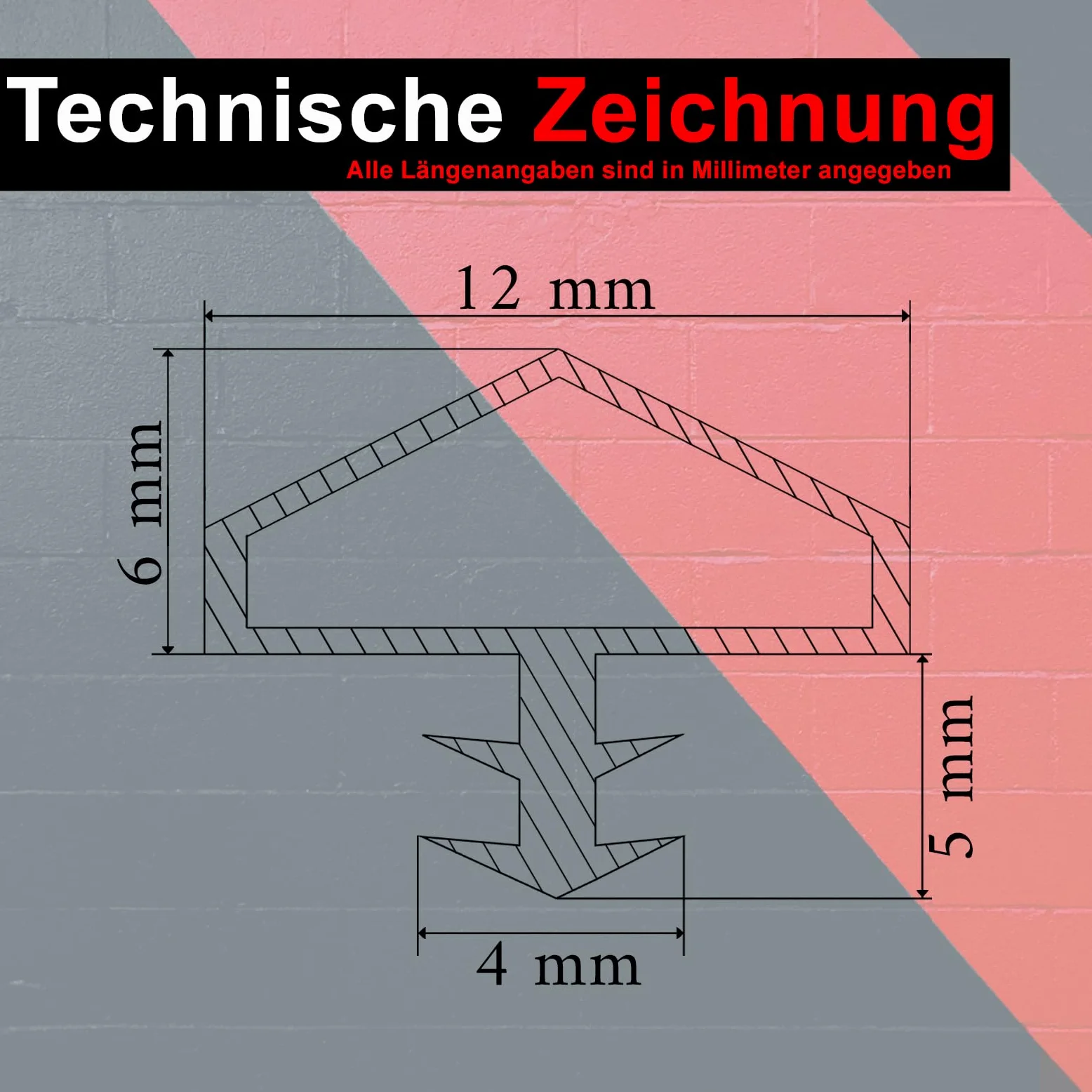 PRIOstahl Uszczelka do drzwi, elastyczna uszczelka, gumowa uszczelka do drzwi drewnianych – biała, długość: 50 m, szerokość wpustu: 12 mm, uszczelka do drzwi wejściowych, uszczelka ościeżnicowa,