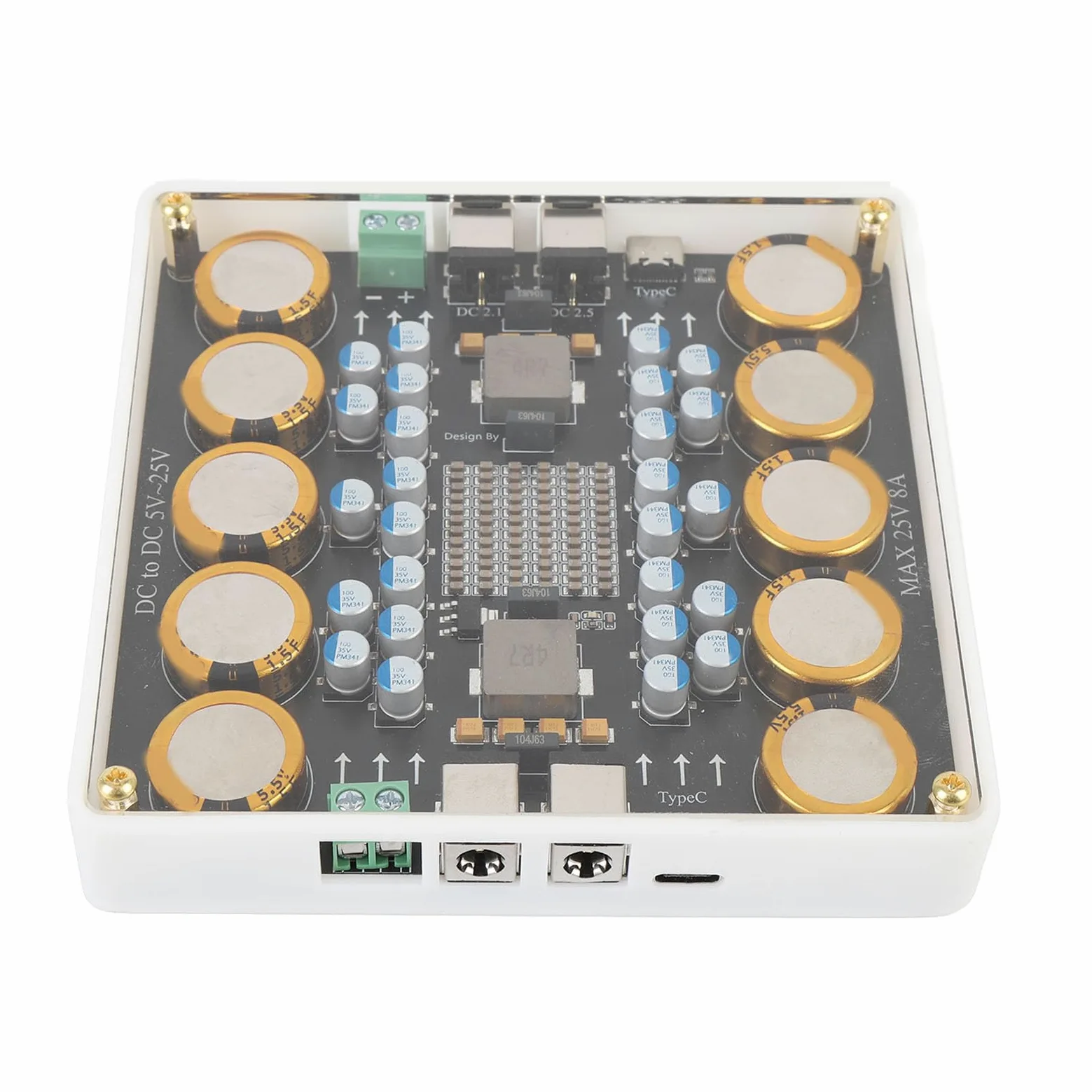 Procesor Mocy 5V-25V DC Kondycjoner Zasilania 10A Elektryczny Filtr Zasilania z technologią Oczyszczania Mocy dla Karty Dźwiękowej Wzmacniacza DAC NAS Urządzenia Samochodowe