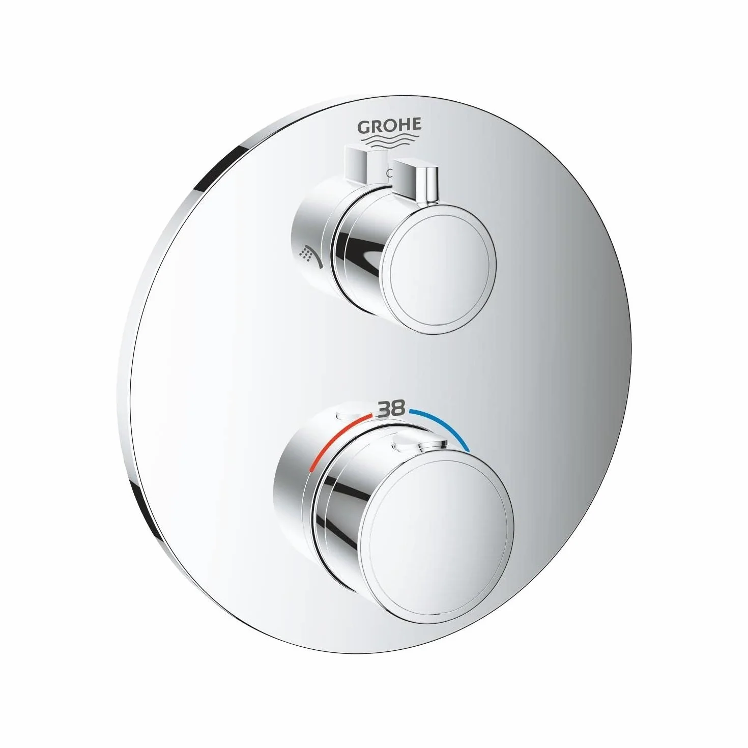 GROHE 24075000 Termostatyczna bateria prysznicowa - Chrom, 24076000