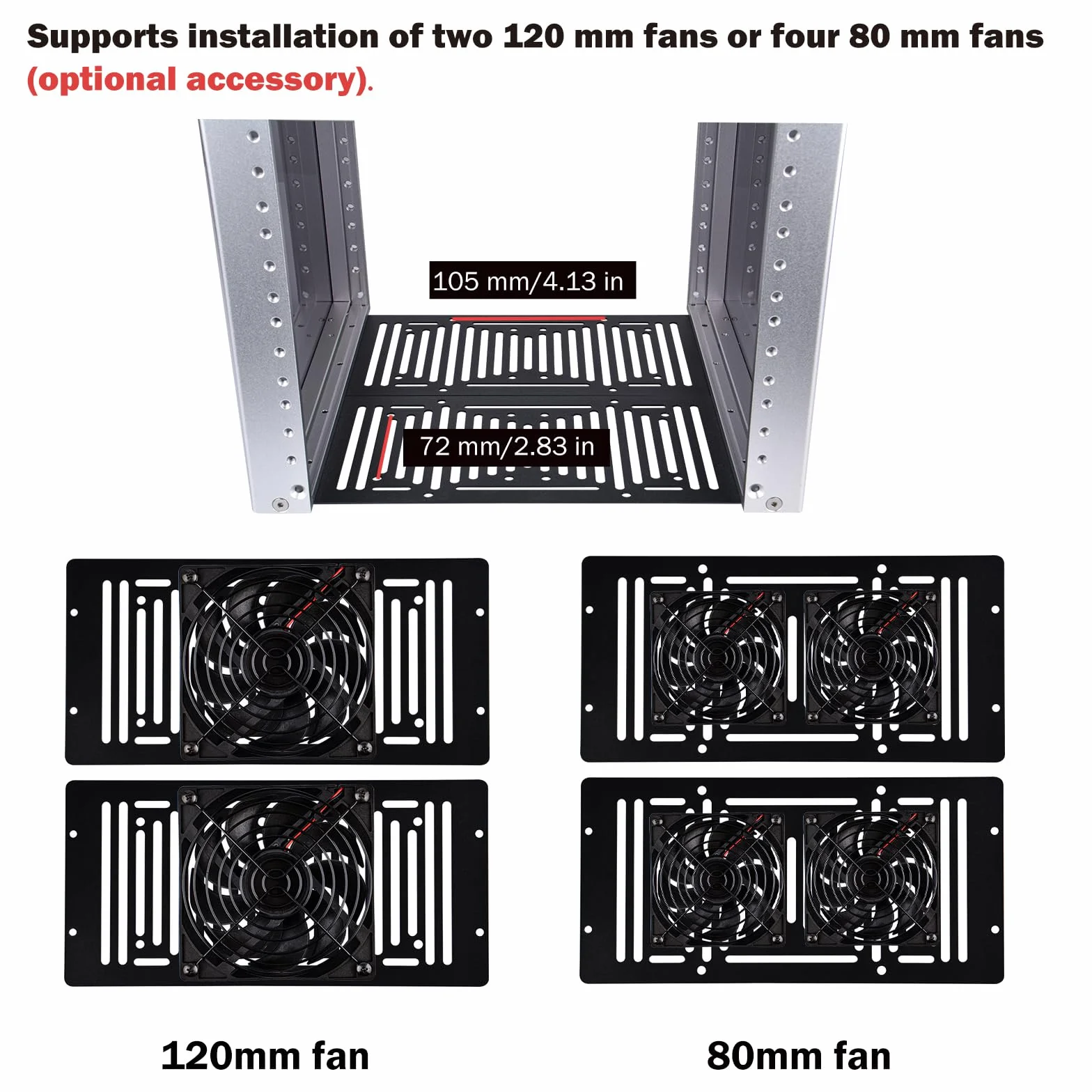 DeskPi RackMate T2 10-calowa szafa serwerowa 12U mini rack 260 mm srebrny