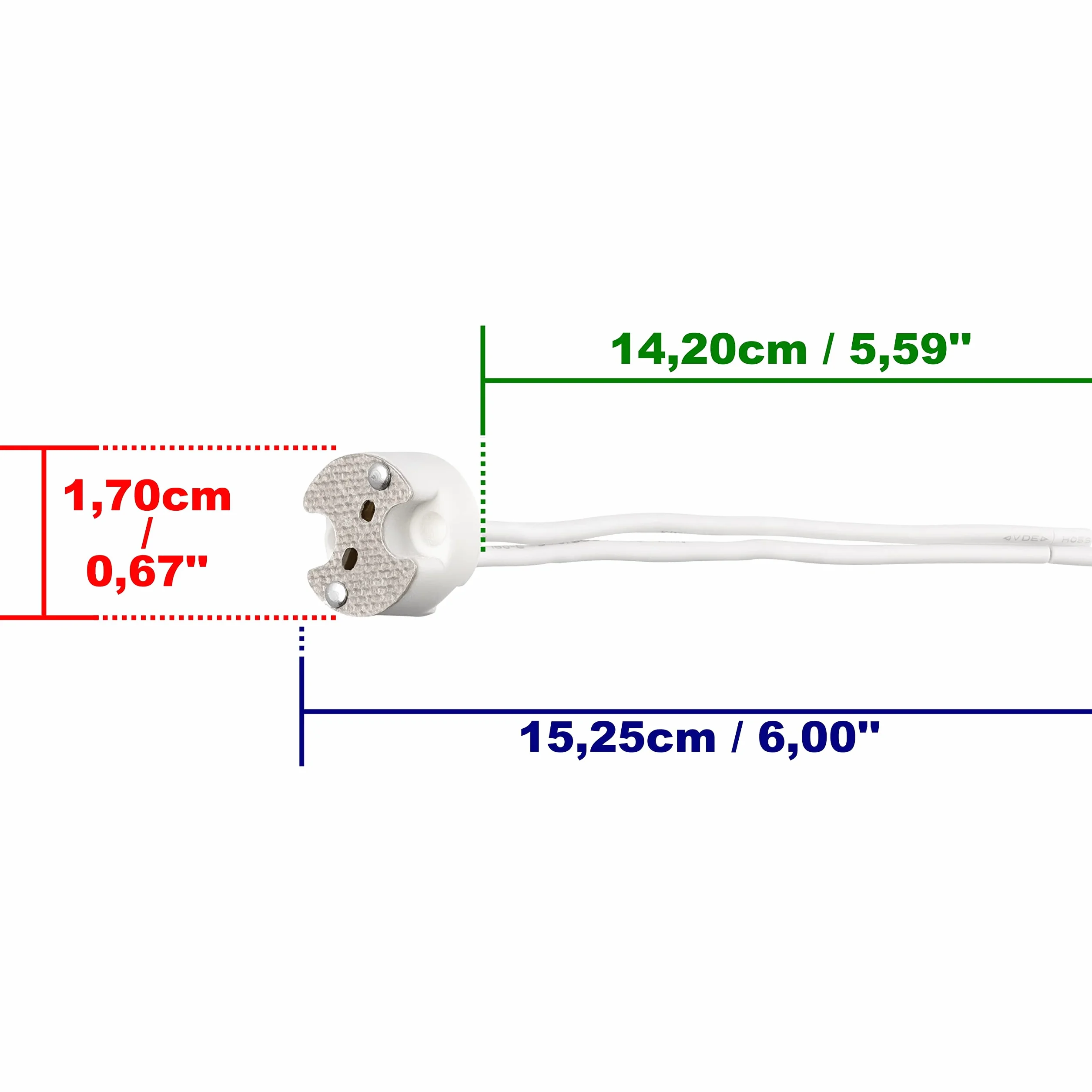 ISOLATECH 3szt uniwersalne gniazdo ceramiczne do żarówek energooszczędnych LED z trzonkiem MR16 i GU5.3 (max.250V/2A) instalacja oświetlenia domowego sufit podwieszany kuchnia łazienka odporne