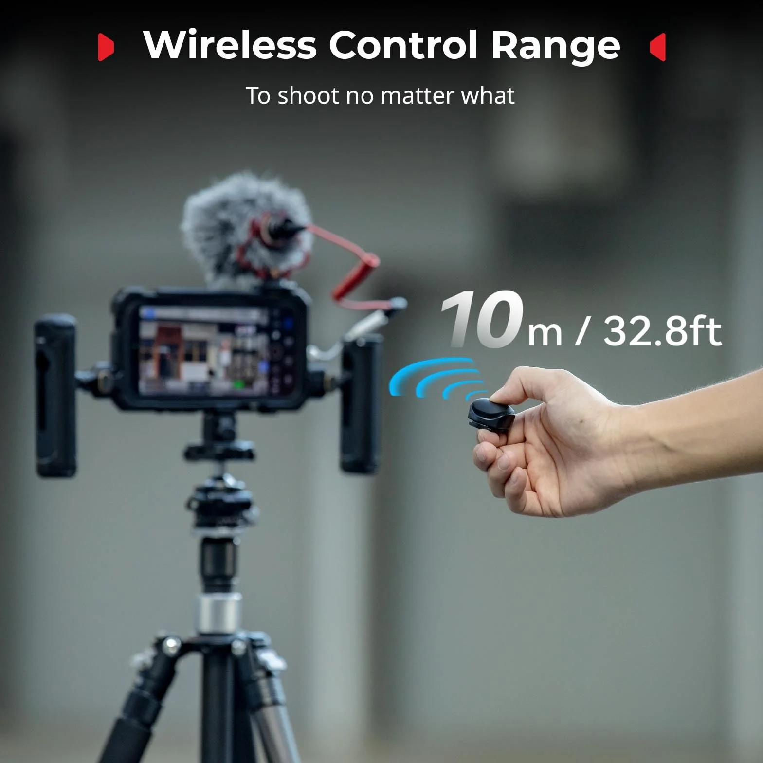 SMALLRIG Phone Video Cage Dual Handheld do iPhone 17 Pro Max, Phone Rig z bezprzewodowym uchwytem bocznym, 17mm tylna płyta montażowa