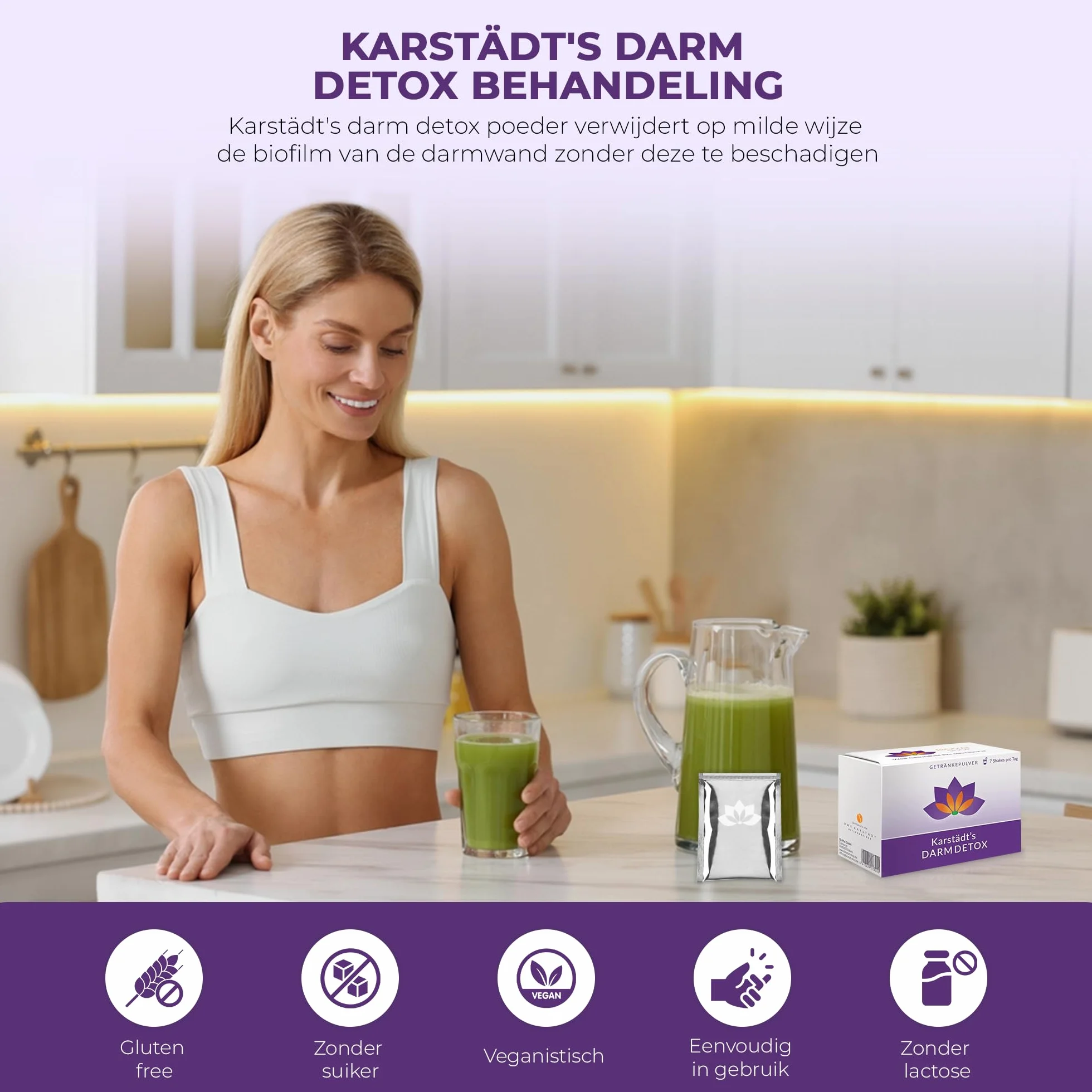 Karstädt's DARMDETOX DARMKUR | zaawansowany detoks jelitowy i jelita grubego do oczyszczania ciała i wspomagania zdrowia jelit | naturalne składniki do skutecznej detoksykacji (3-dniowy kurs)