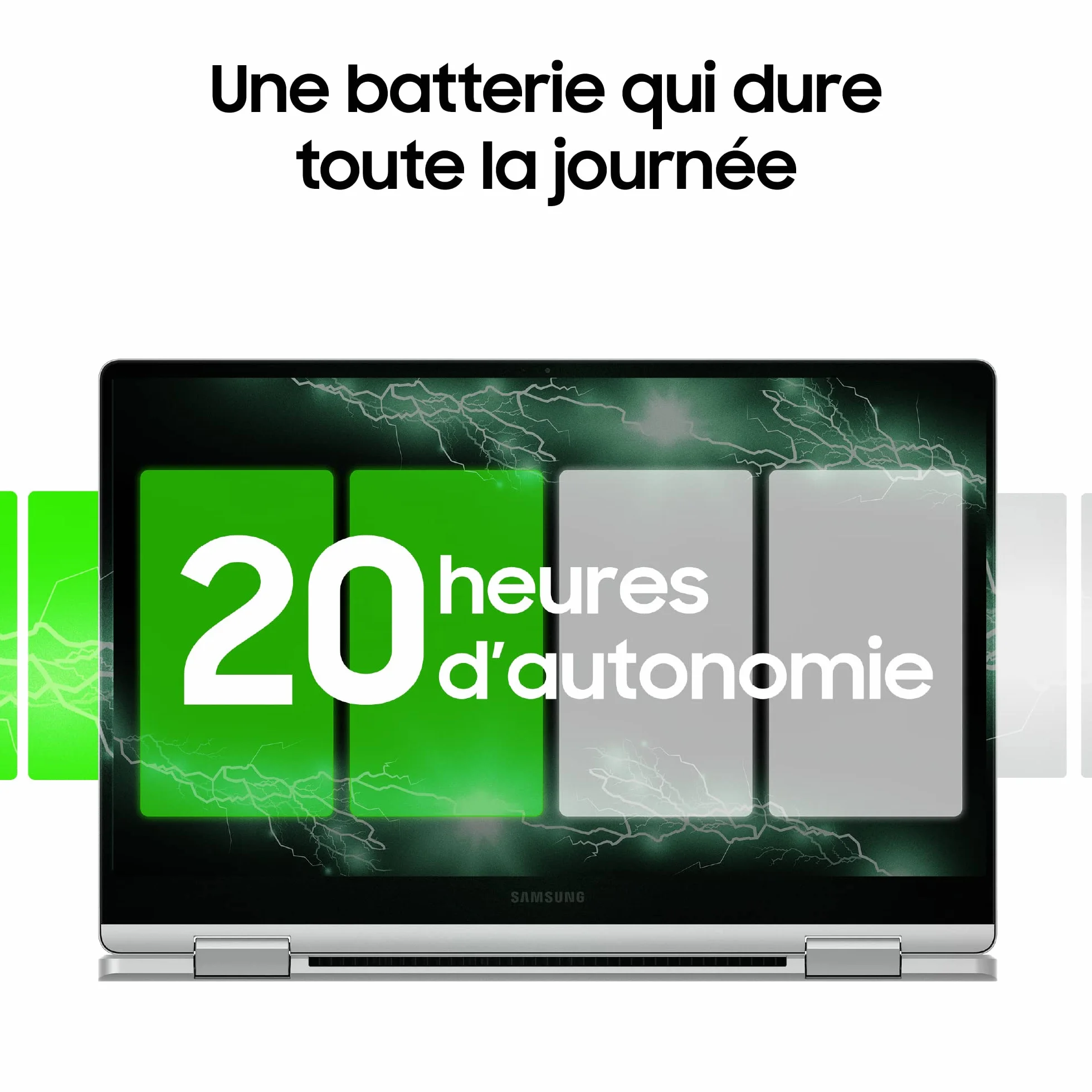 Samsung Galaxy Book3 360 NP750QFG-KB1FR Laptop, Intel Core i7, 16 GB RAM, 512 GB SSD, Intel Xe Graphics, Windows 11 Home, AZERTY, Szary, 15,6''