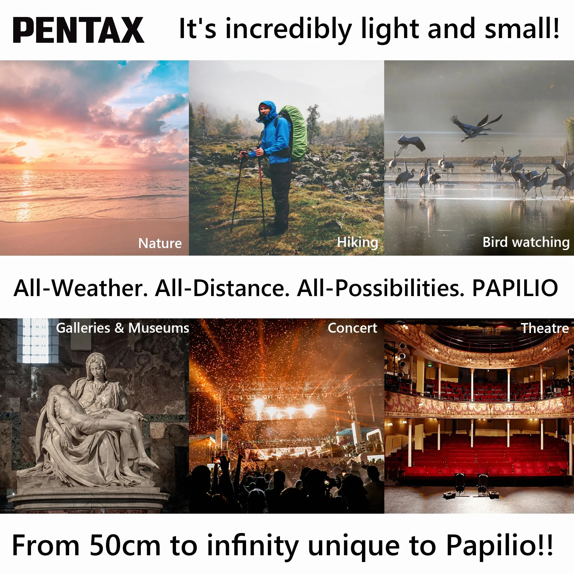 Pentax Papilio III Lornetka 6.5x21 wodoodporna HD