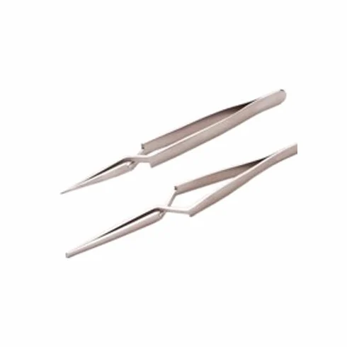 neoLab 2-1027 Biologiczna precyzyjna pęseta płaska, okrągła, 125 mm