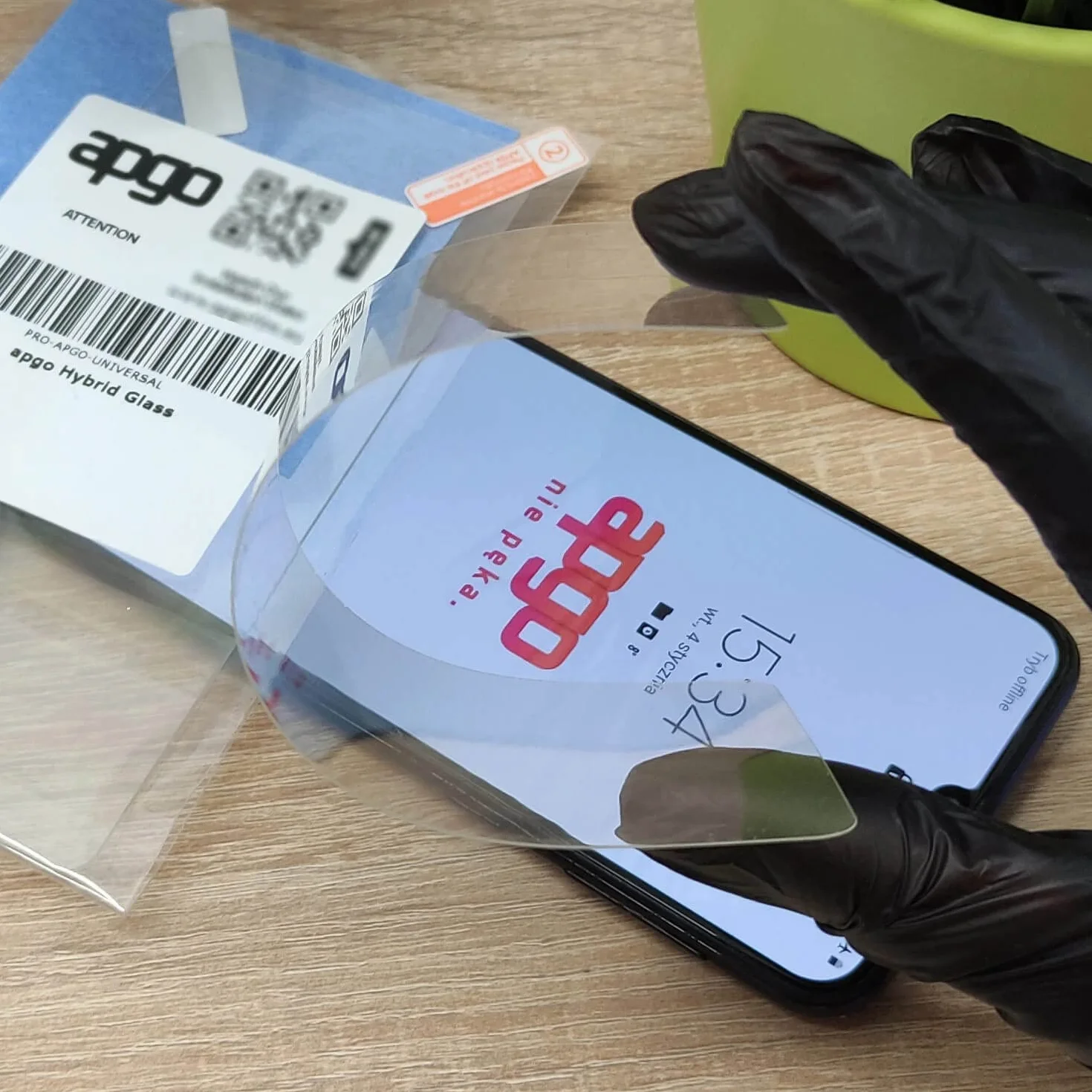 apgo Hybrid Glass Screen Protector do POCKETBOOK Verse Pro 634, szkło hybrydowe, zamiennik hartowanego