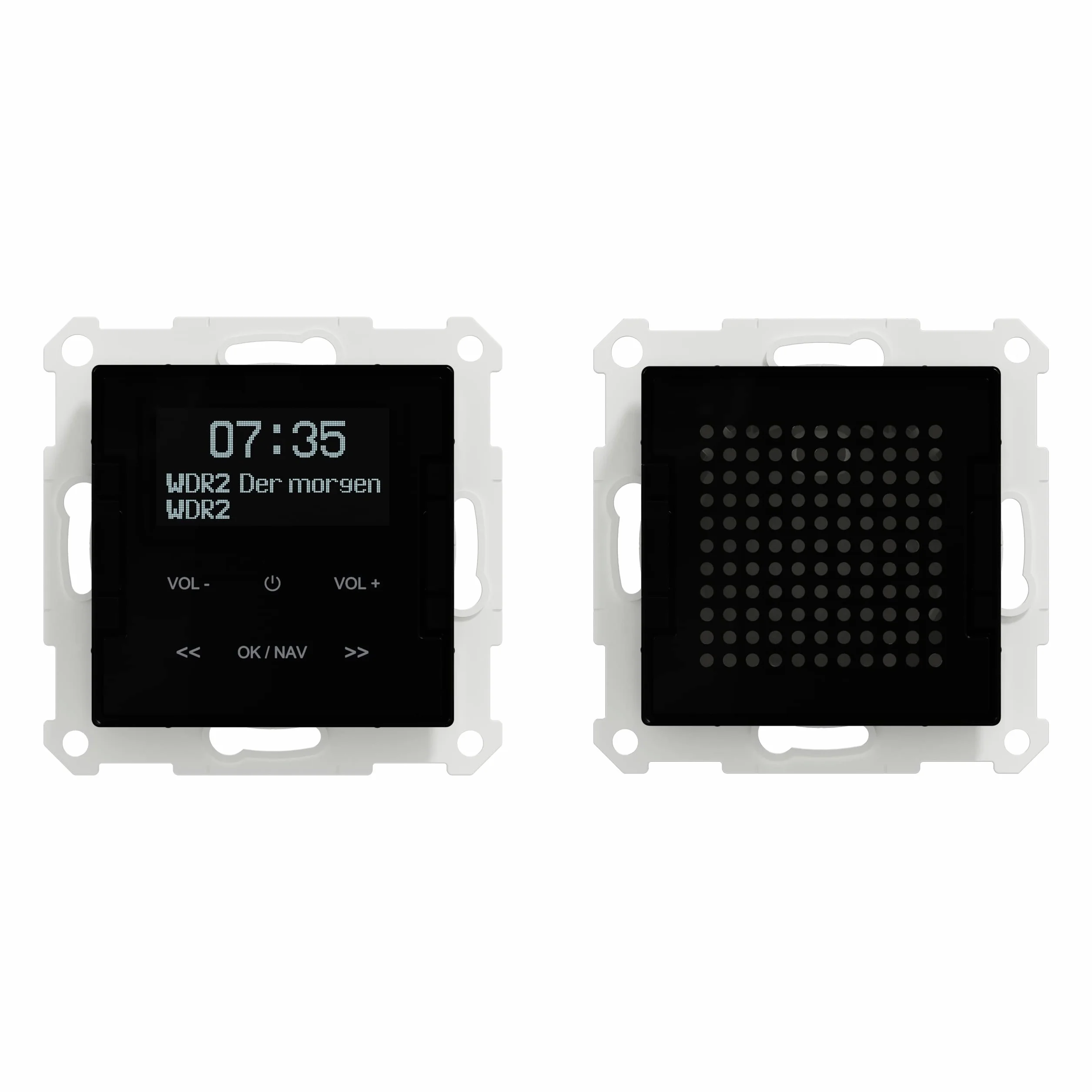 Schneider Electric Meg4375-0303 Radio Podtynkowe, Czarny, ‎15 x 7,8 x 5 cm; 333 g