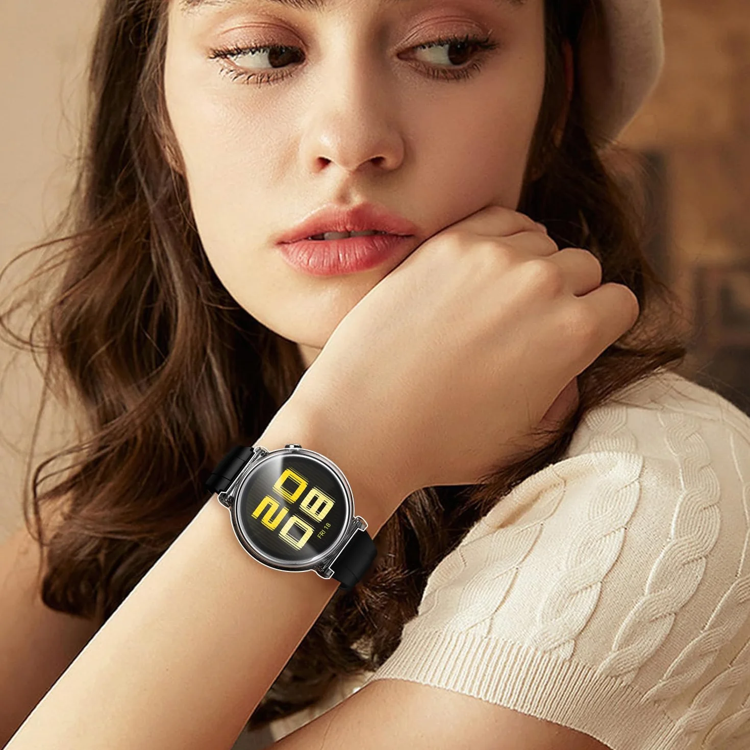 ivoler 3 sztuki etui ochronne TPU do Huawei Watch GT 5 41 mm, odporne na wstrząsy i zarysowania