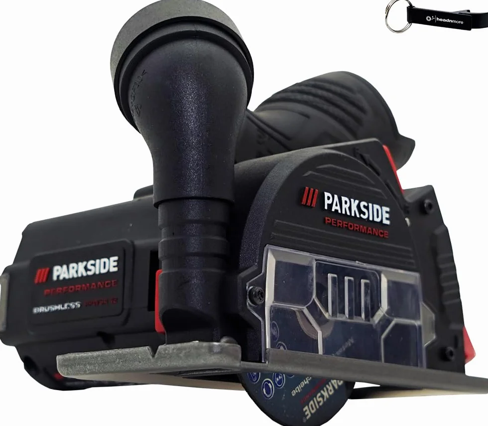 HEADNMORE Bundle – PARKSIDE PERFORMANCE 12 akumulatorowa szlifierka kątowa 12 V (bez baterii) + breloczek do kluczy