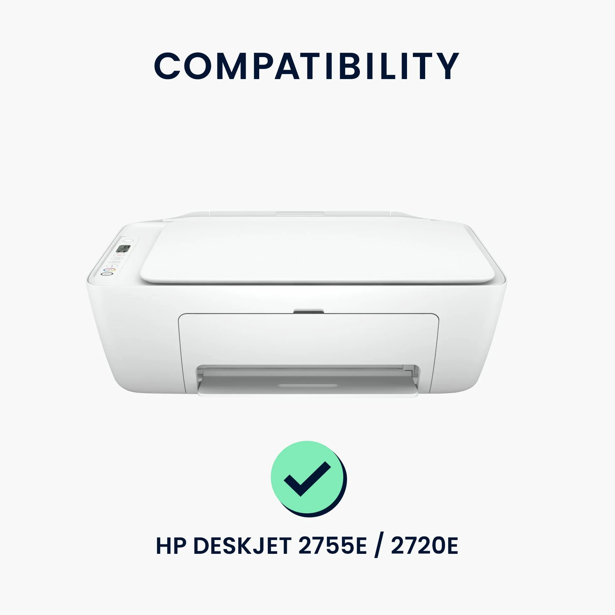 kwmobile Pokrowiec ochronny do HP DeskJet 2755e 2720e - torba etui drukarka ciemnoszara