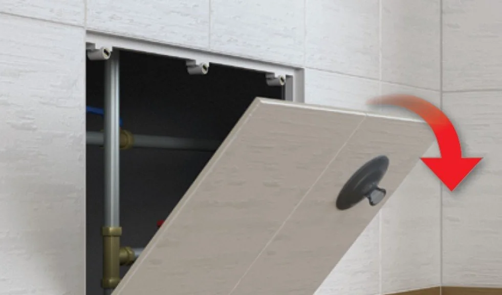 Drzwi rewizyjne klapa rewizyjna magnetyczna z możliwością kafelkowania: 600 x 300 mm